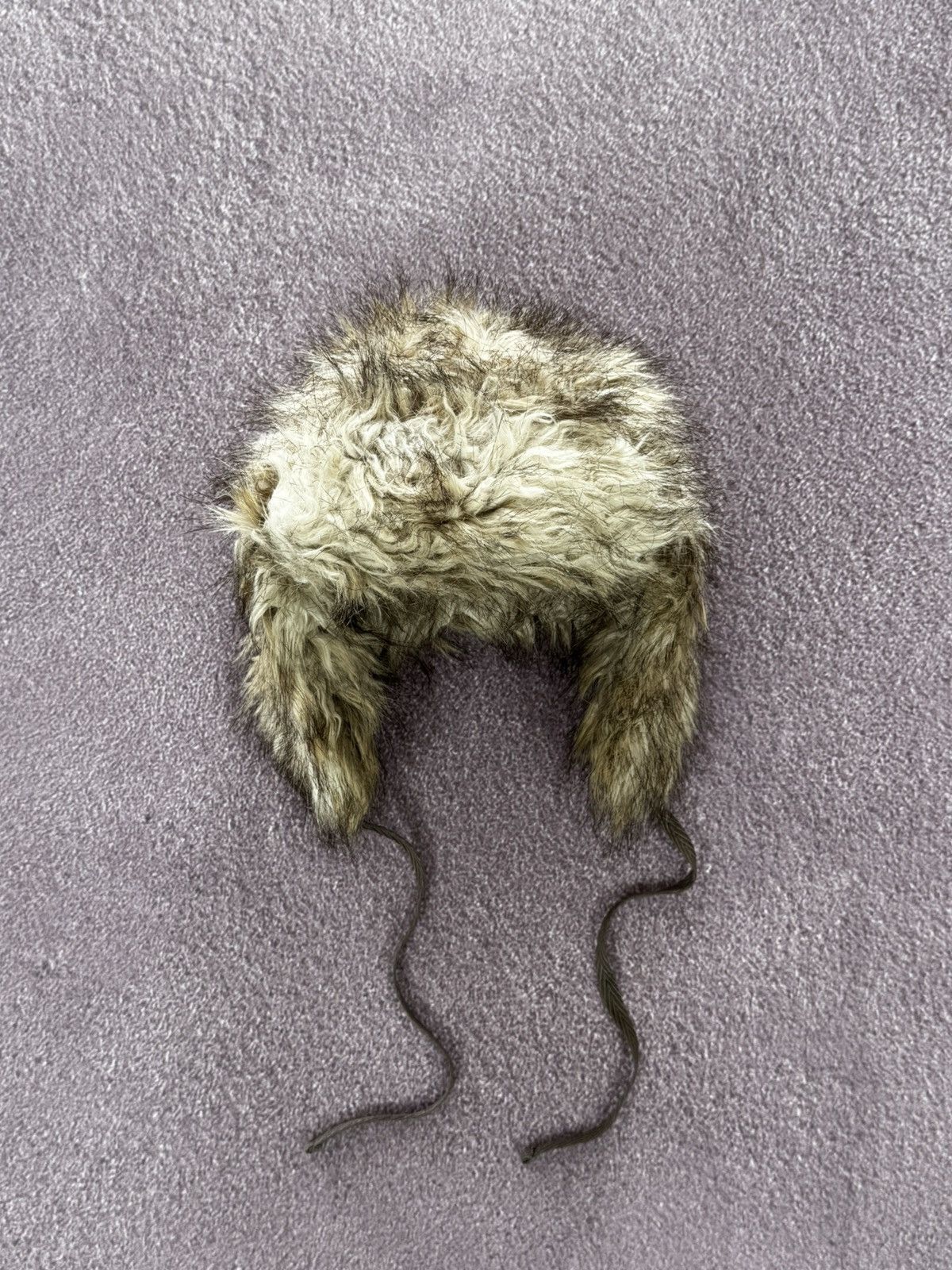Japanese Brand Y2K Faux Fur Ushanka Vintage Fuzzy Warm Trapper Hat Size ONE SIZE - 1 Thumbnail