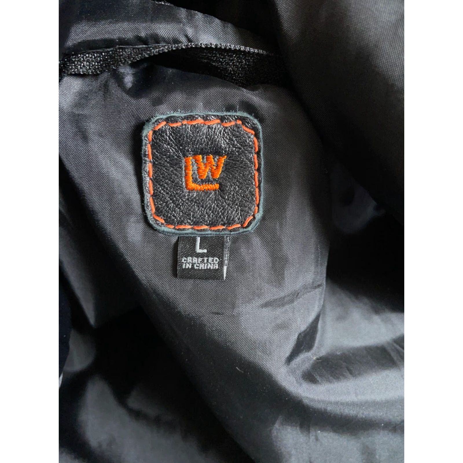 Vintage Wilsons Leather Jacket Adult Large Black + Wool Zip Out Liner Zip Up Short Coat Motorbike Style Size US L / EU 52-54 / 3 - 5 Thumbnail