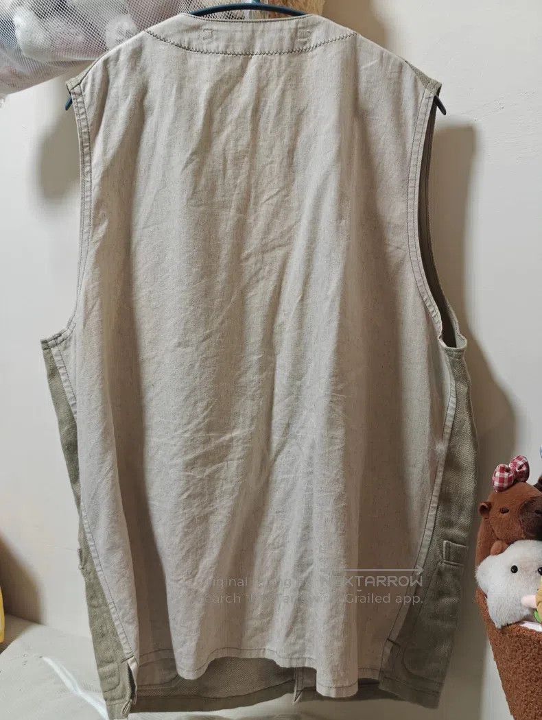 Nigel Cabourn Nigel Cabourn Linen Vest, Linen Material is Light and Brea Size US M / EU 48-50 / 2 - 4 Thumbnail