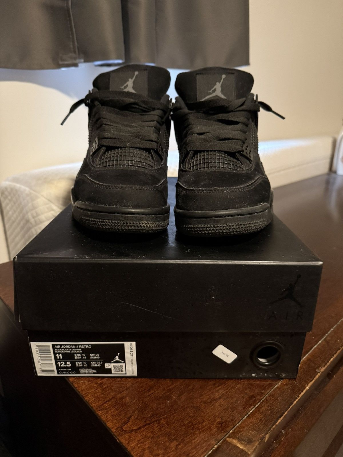 Jordan Brand Black Cat Air Jordan 4 Size US 11 / EU 44 - 2 Thumbnail