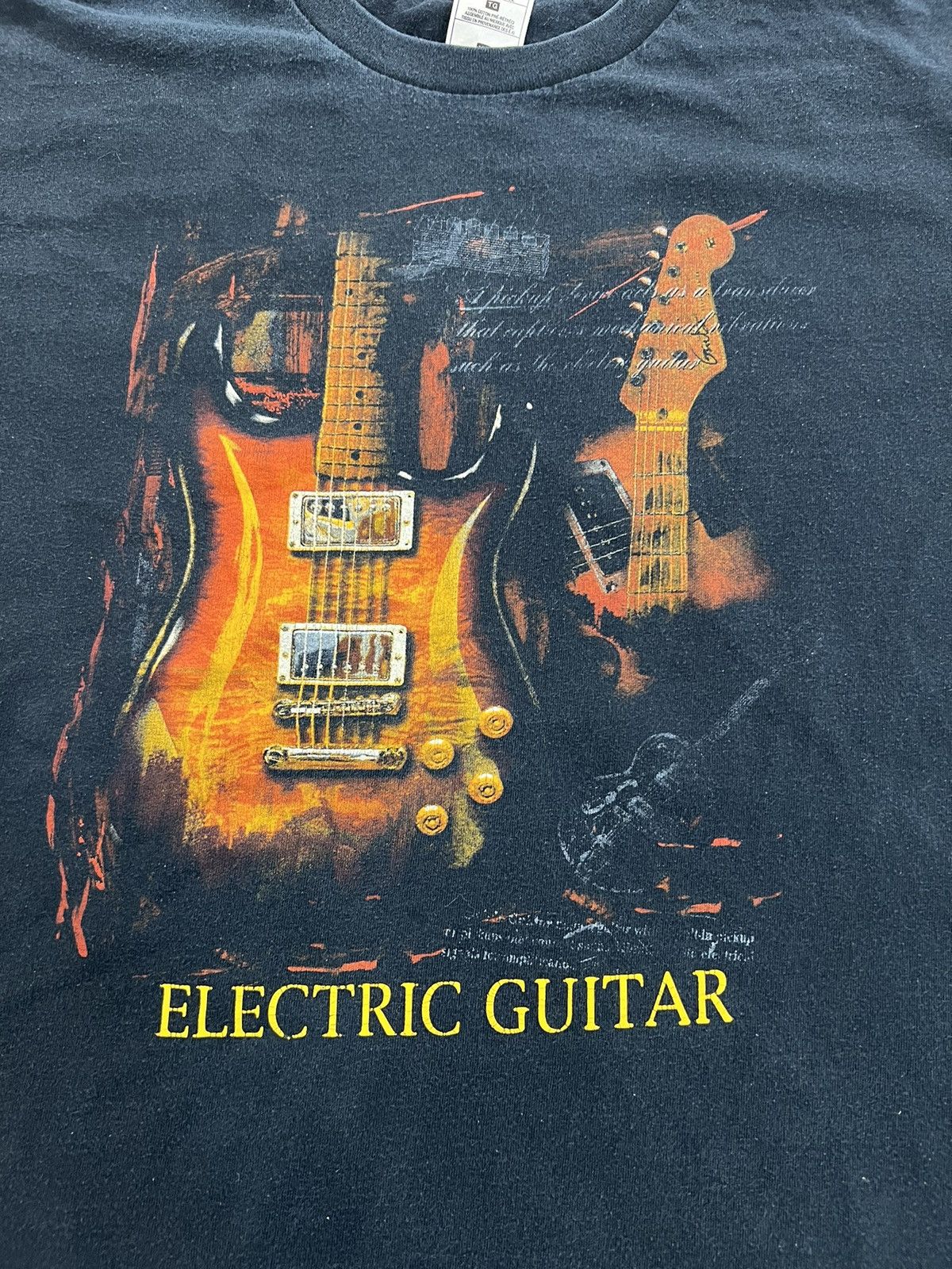 Vintage VINTAGE ELECTRIC GUITAR SHIRT Size US XL / EU 56 / 4 - 2 Thumbnail