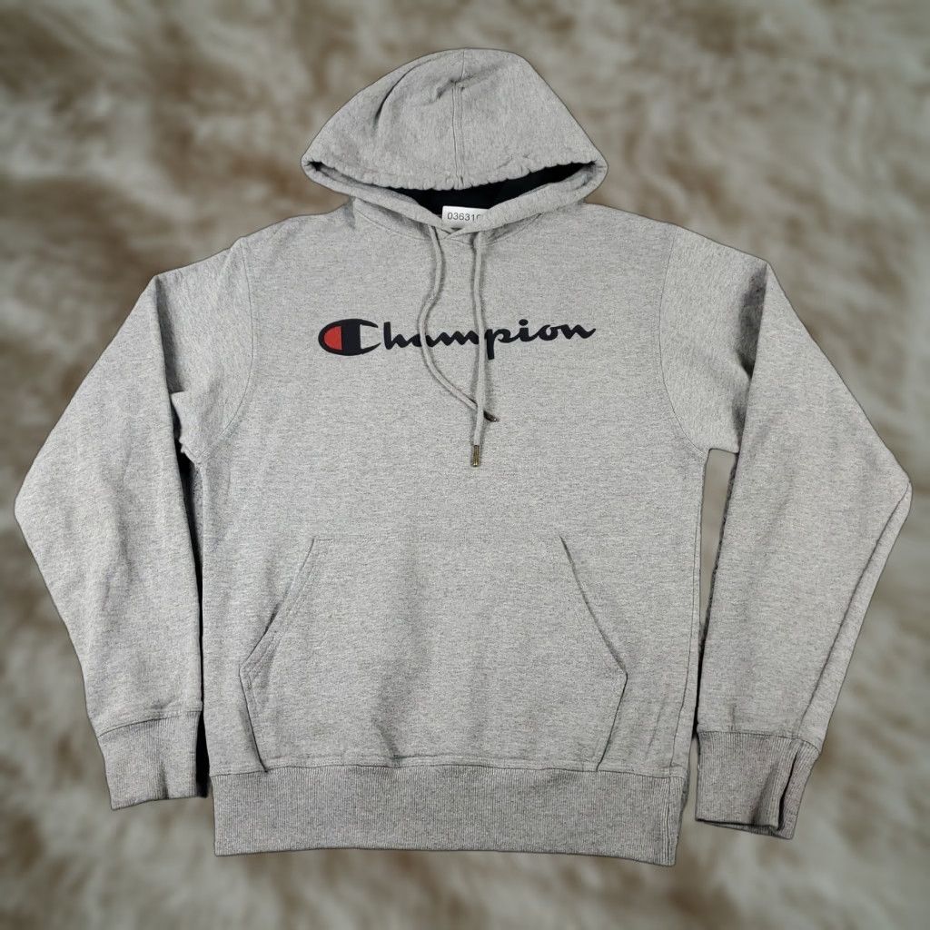 Champion Champion Hoodie Mens Small Gray Casual Pullover Sweatshirt Size US S / EU 44-46 / 1 - 1 Thumbnail
