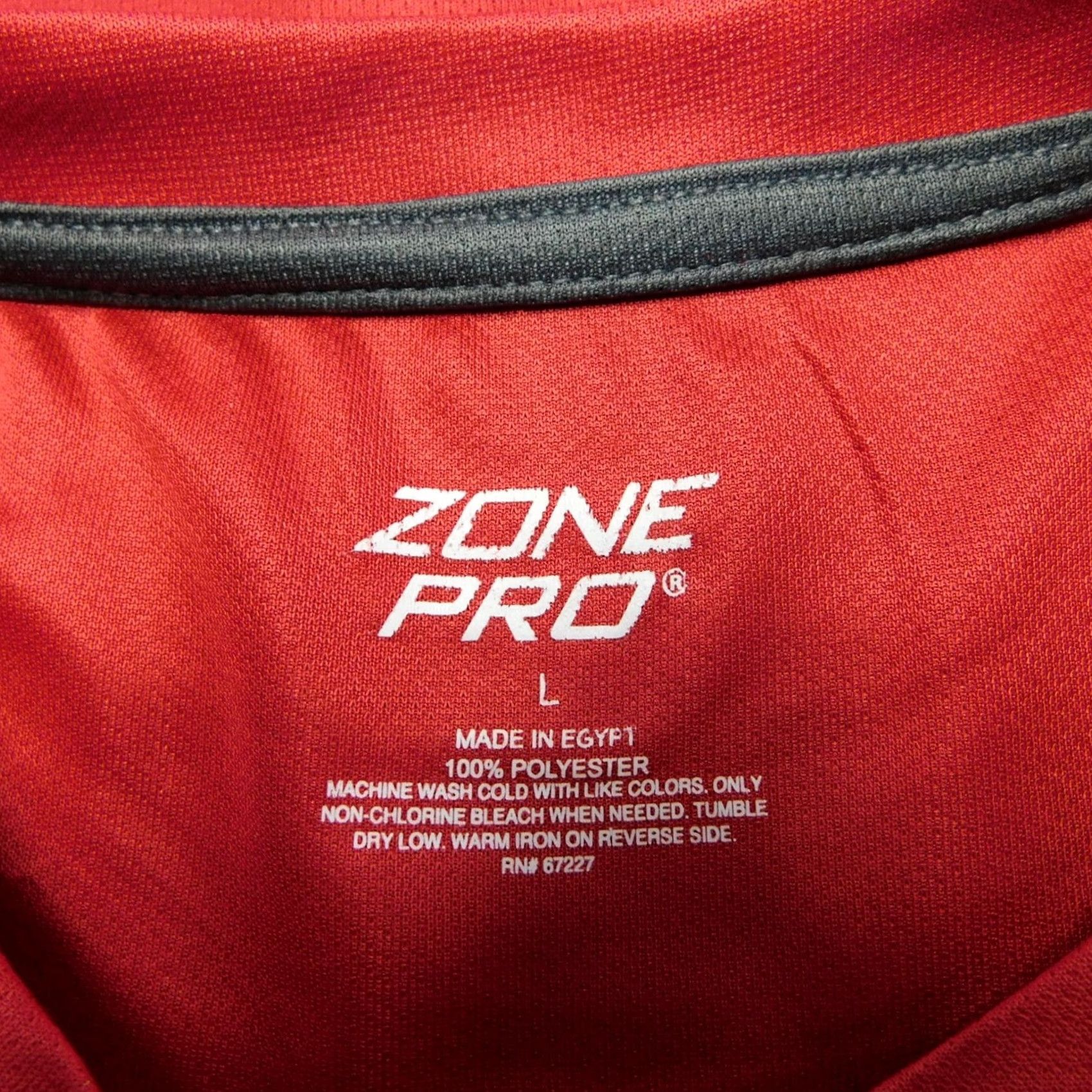 Vintage Zone Pro Sport Men's Long Sleeve T-Shirt Crew Neck Red Large Size US L / EU 52-54 / 3 - 3 Thumbnail