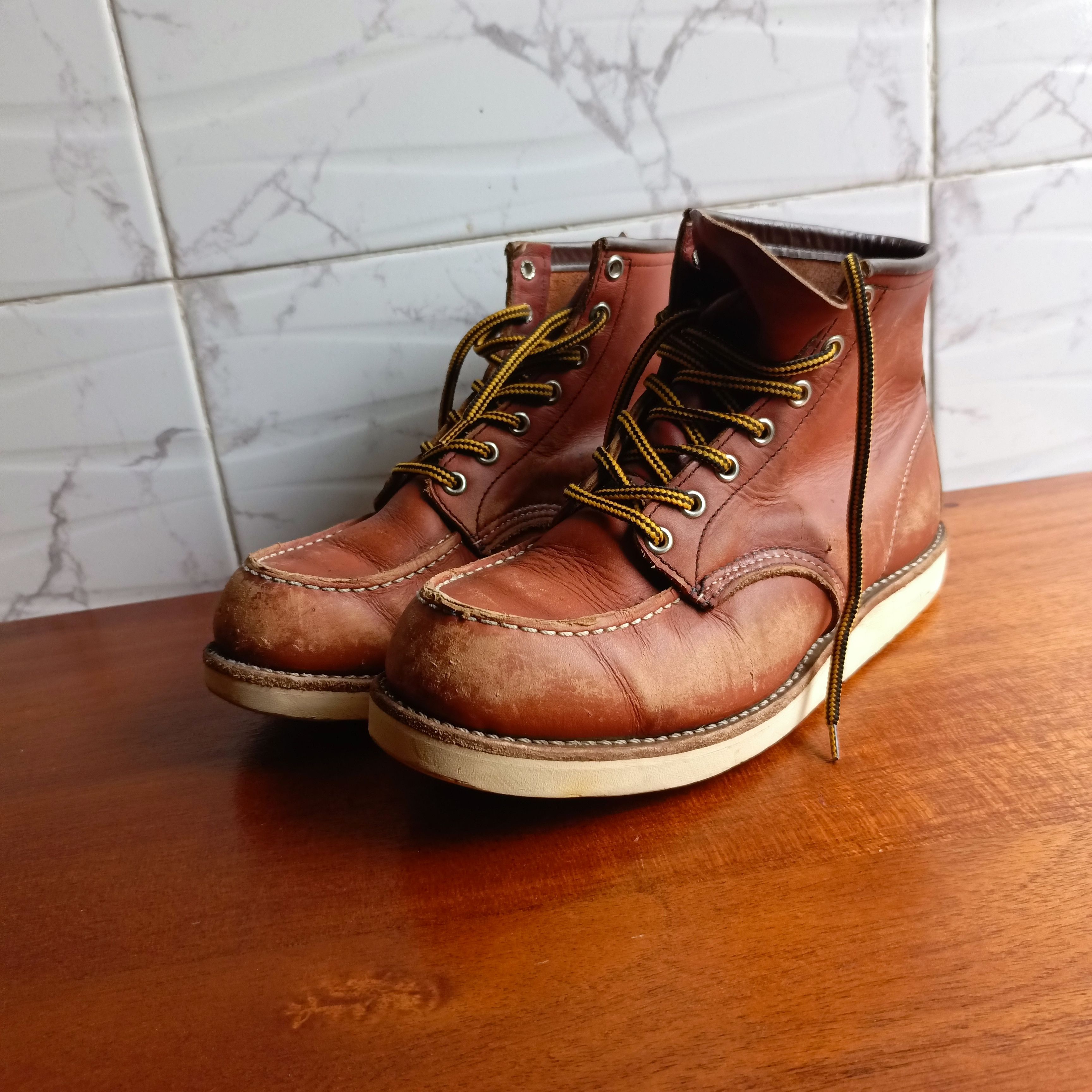 Red Wing Redwing 8131 boots brown leather size US 8.5 Size US 8.5 / EU 41-42 - 3 Thumbnail