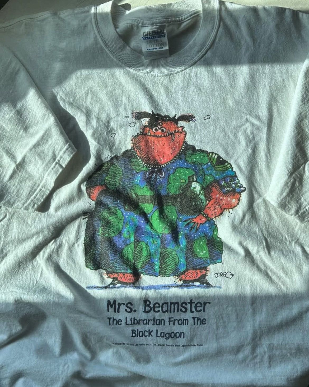Vintage Vintage The Black Lagoon From The Librarian T-shirt XL Size US XL / EU 56 / 4 - 1 Thumbnail
