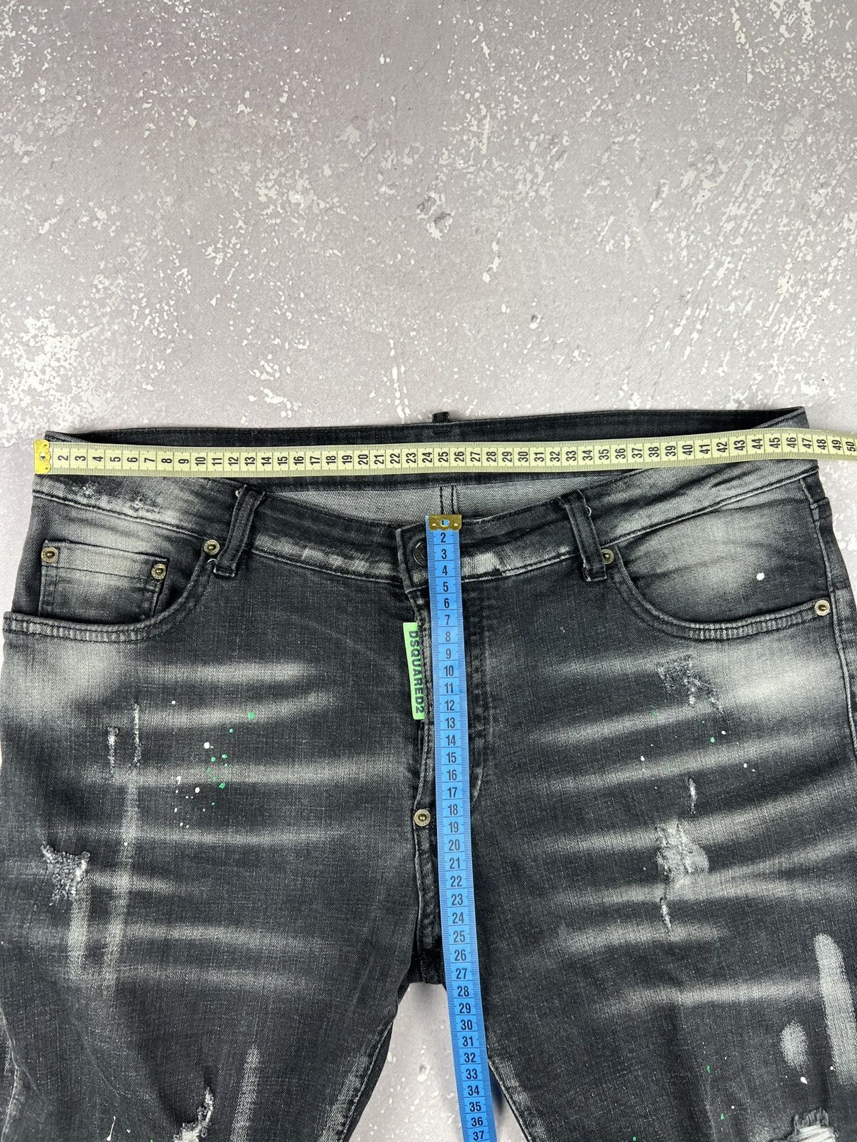 Dsquared2 Dsquared2 Distressed Painted Denim Jeans Gallery Depd Style Size US 36 / EU 52 - 11 Thumbnail