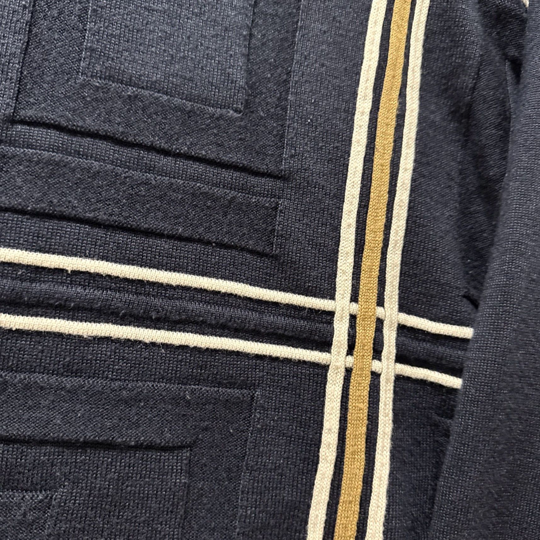 Stacy Adams VINTAGE Stacy Adams Long Sleeve Quarter Zip-Up Sweater Men’s 2XL TALL Blue Pullover Big & Tall Size US XXL / EU 58 / 5 - 3 Thumbnail
