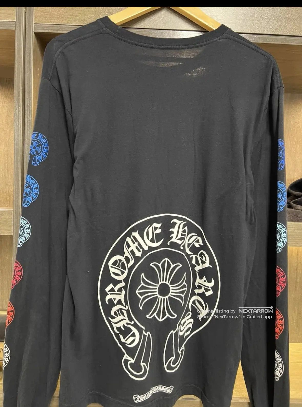 Chrome Hearts Chrome Hearts Multi Color Horseshoe Long Sleeve
