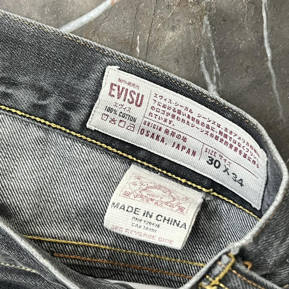 Evisu Evisu No.2 Blk Size US 30 / EU 46 - 3 Thumbnail