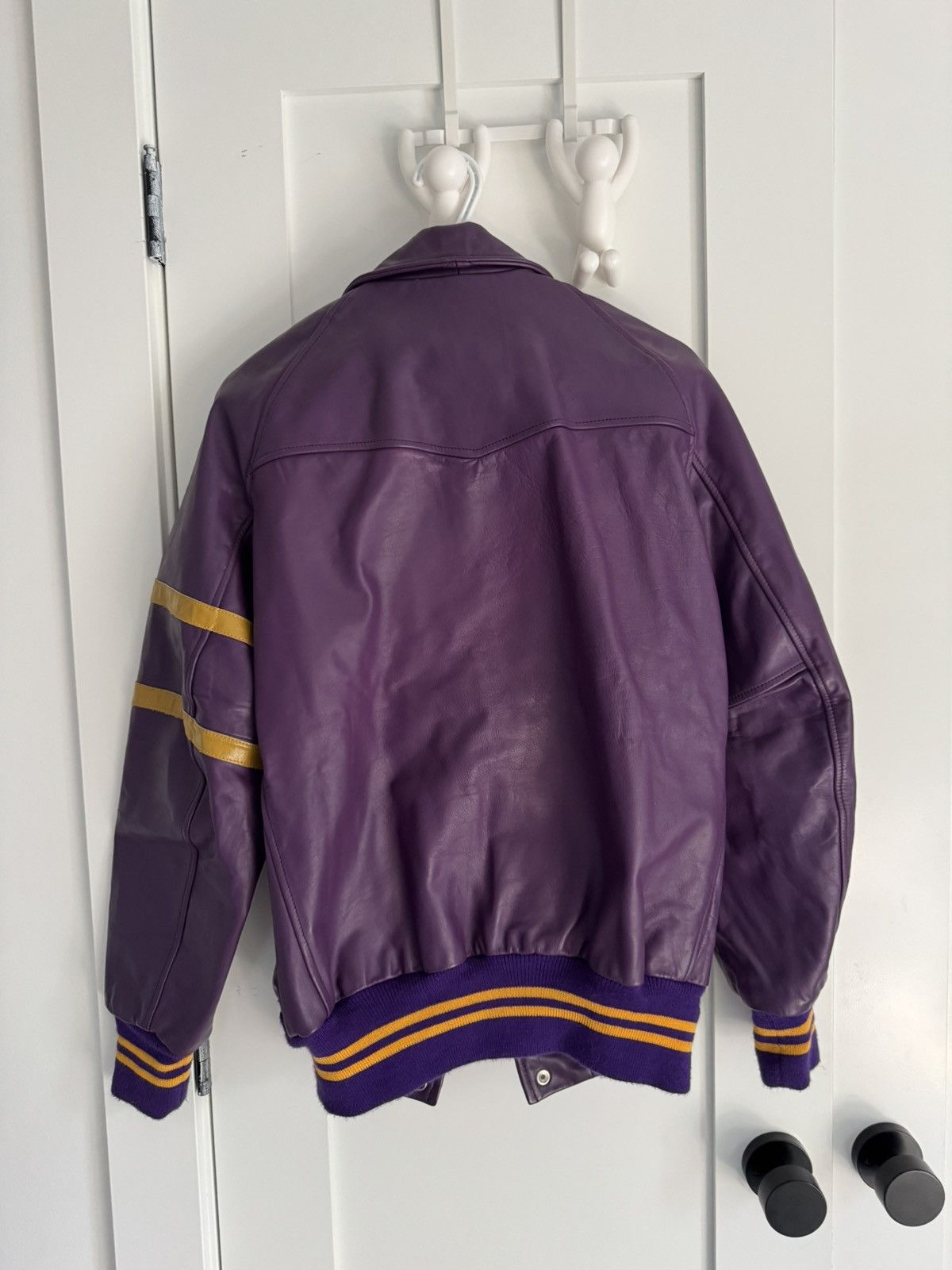 Vintage Vintage Leather Varsity Jacket Size US S / EU 44-46 / 1 - 2 Thumbnail