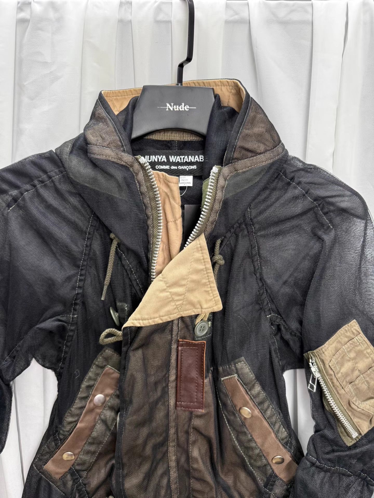 Junya Watanabe Junya Watanabe Military Mesh Deconstructed Coat K20 Size US XS / EU 42 / 0 - 5 Thumbnail