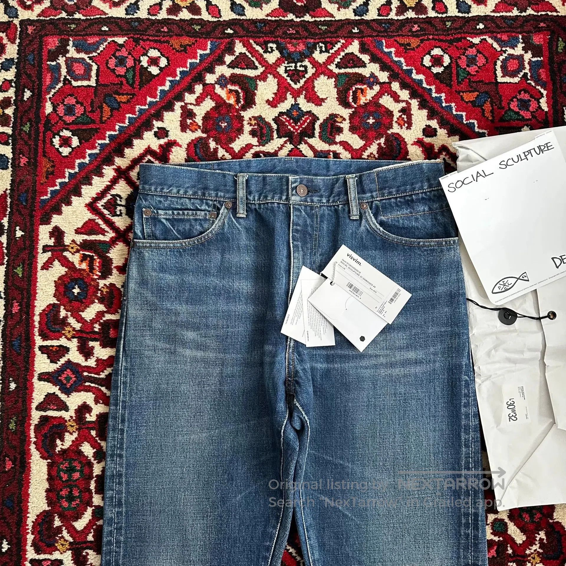 Visvim Visvim Denim Jeans W32L30. Size US 32 / EU 48 - 3 Thumbnail