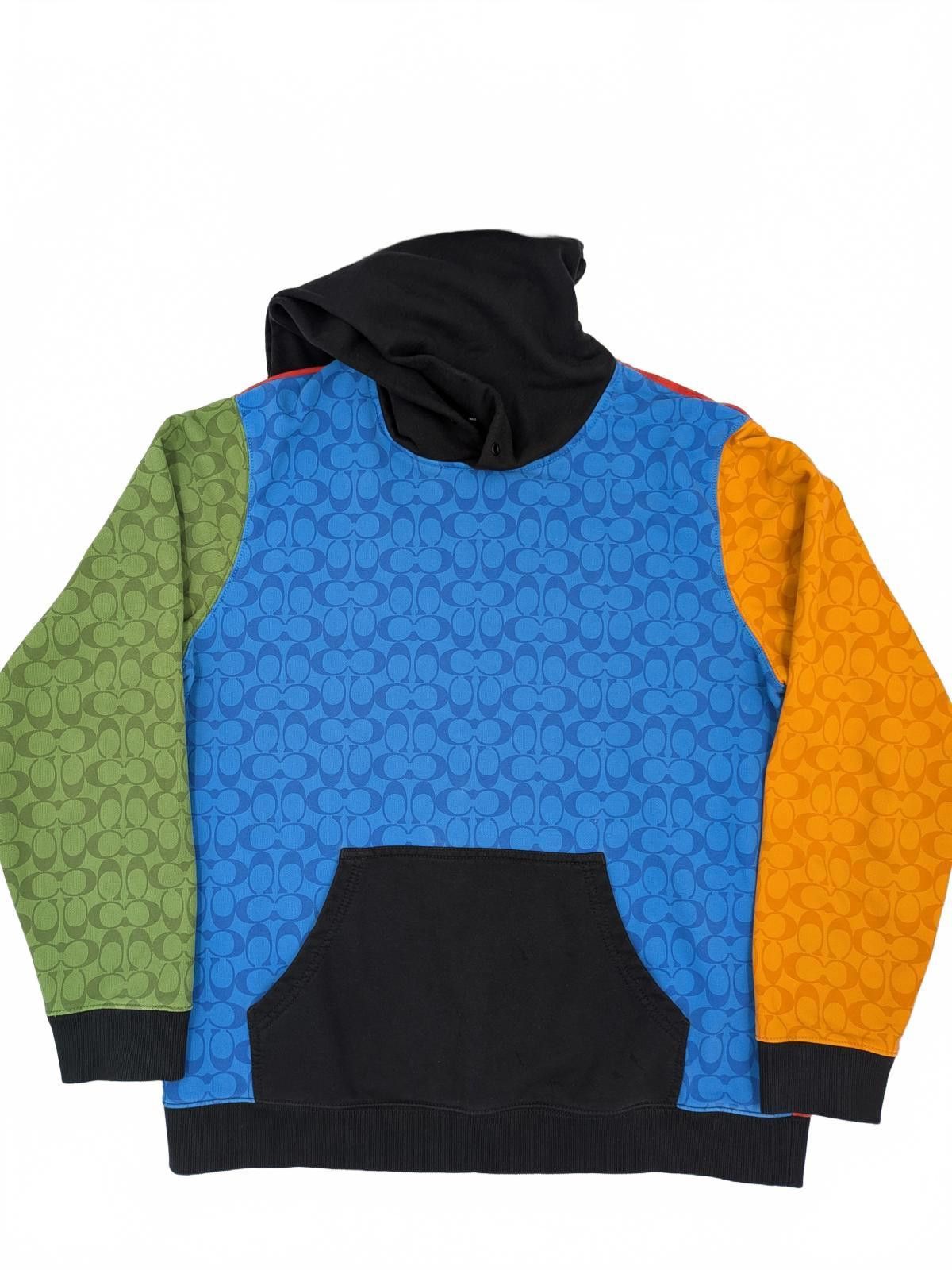 Coach Coach Mens XL Signature Colorblock Hoodie Primary Color Logo Size US XL / EU 56 / 4 - 4 Thumbnail