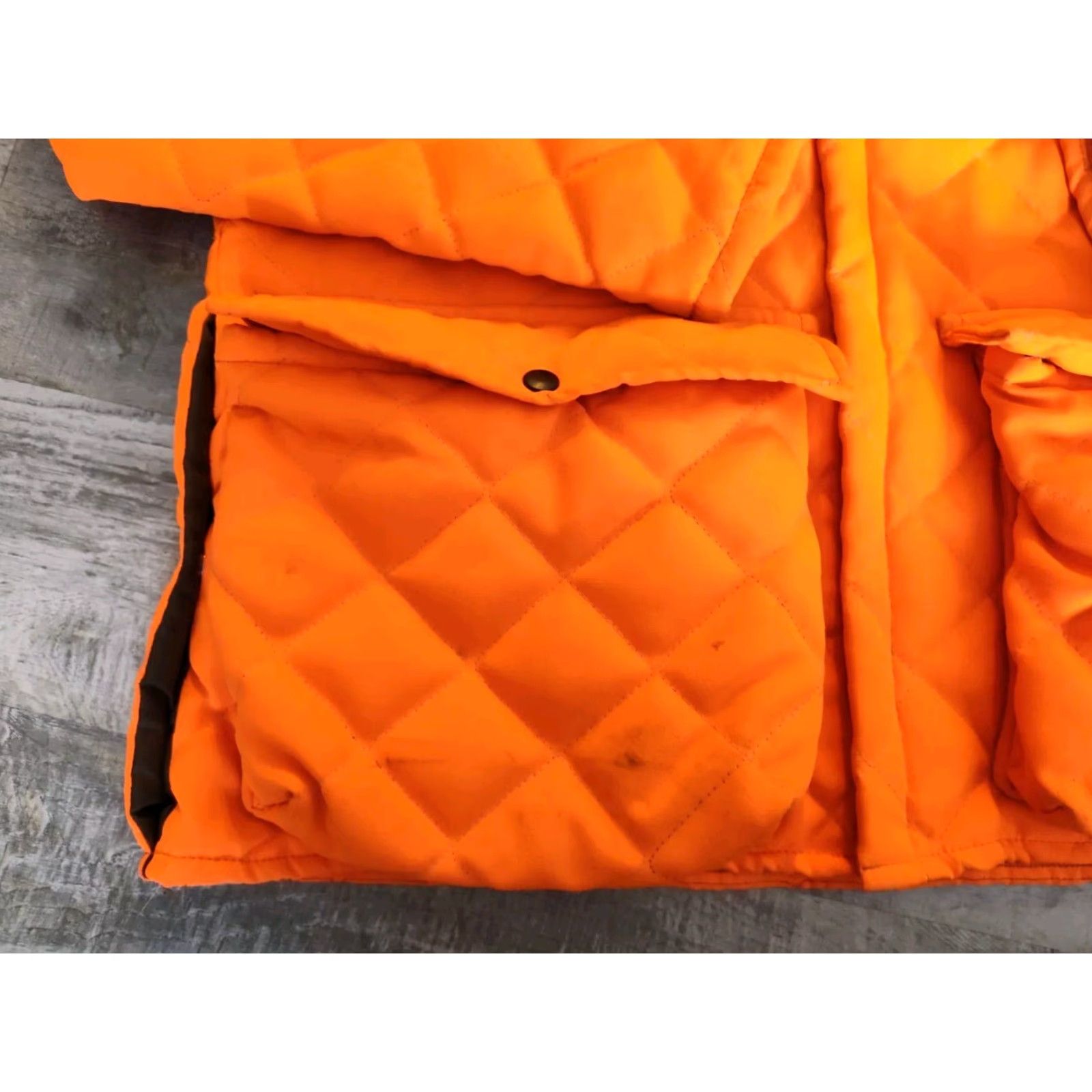 Vintage VINTAGE Clarkfield Outdoors Bomber Jacket Men L Orange 80s 90s Grunge Hunting US Made Size US L / EU 52-54 / 3 - 2 Thumbnail