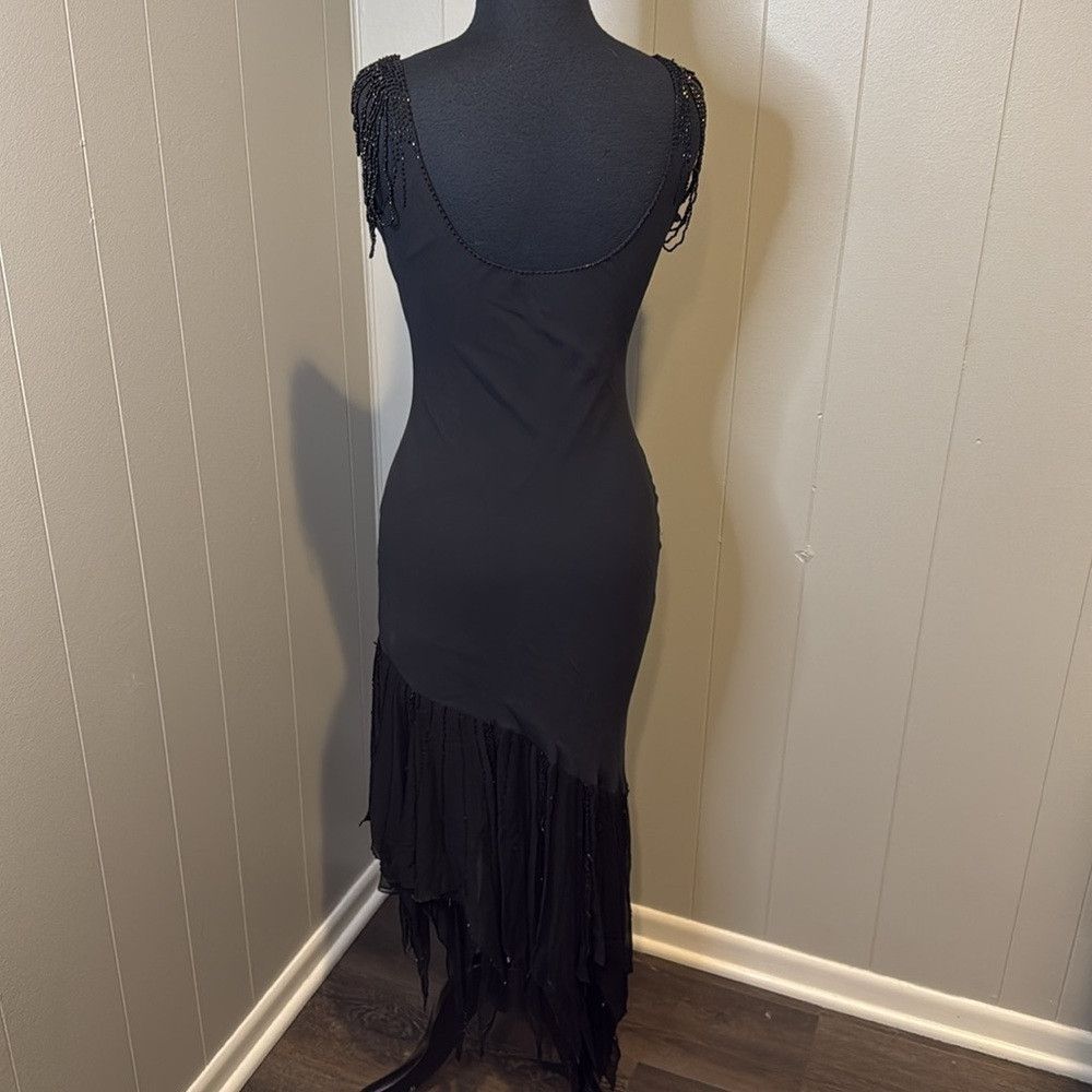 Other Nina Canacci Women’s 8 Asymmetrical Sleeveless Beaded Silk Size M / US 6-8 / IT 42-44 - 5 Thumbnail