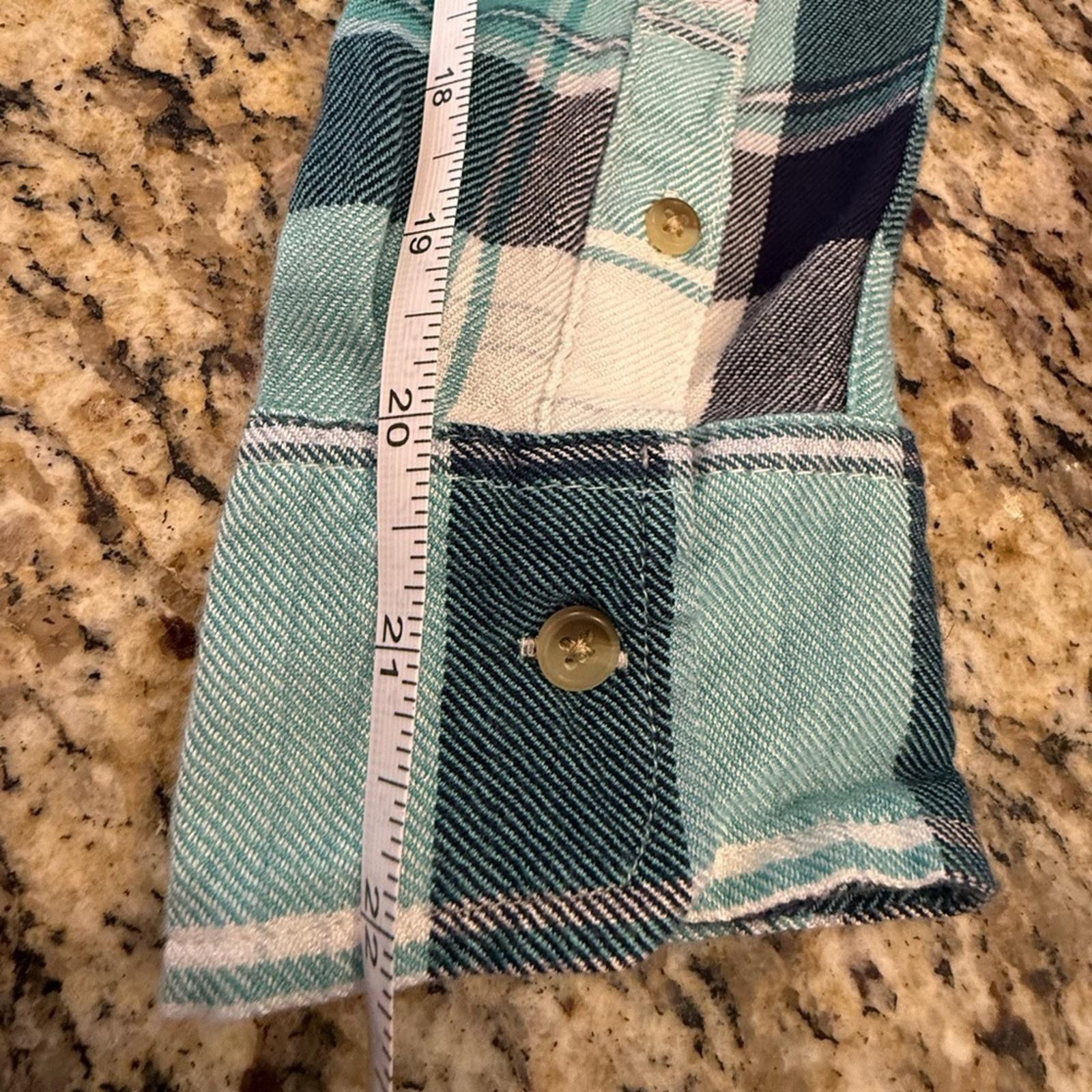 Aeropostale Aeropostale western plaid flannel lace up top SZ XS Size XS / US 0-2 / IT 36-38 - 8 Thumbnail