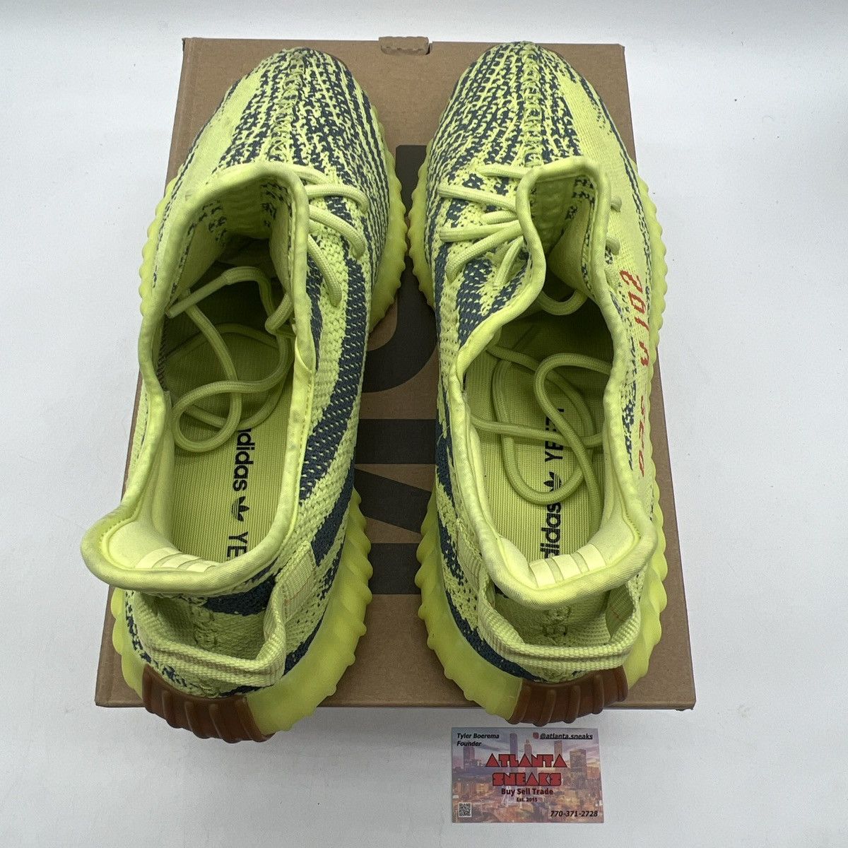 Adidas Yeezy boost 350 semi frozen yellow Size US 12 / EU 45 - 7 Thumbnail