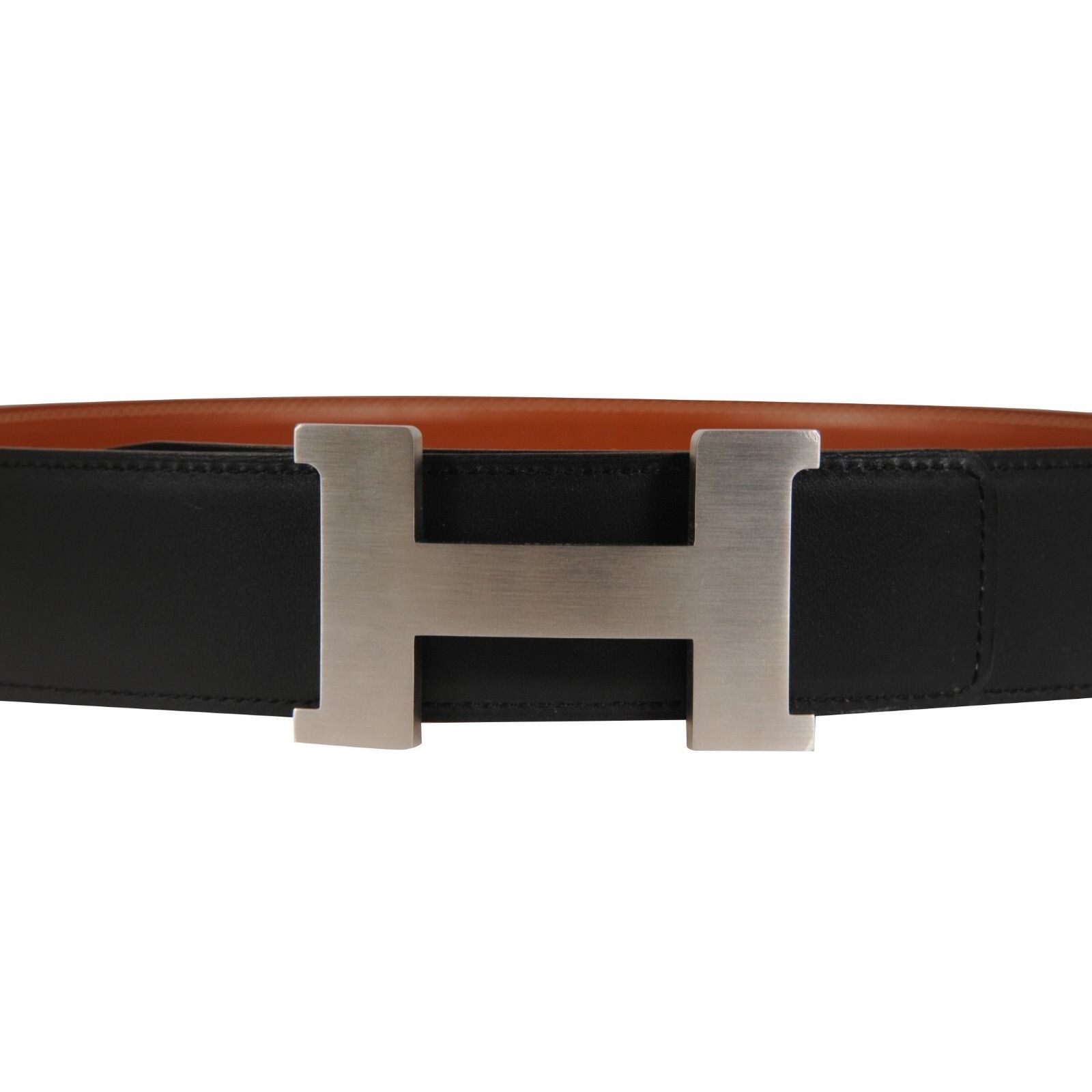 Hermes 41MM H Belt Buckle Kit Reversible Leather Strap 85 Size ONE SIZE - 2 Thumbnail
