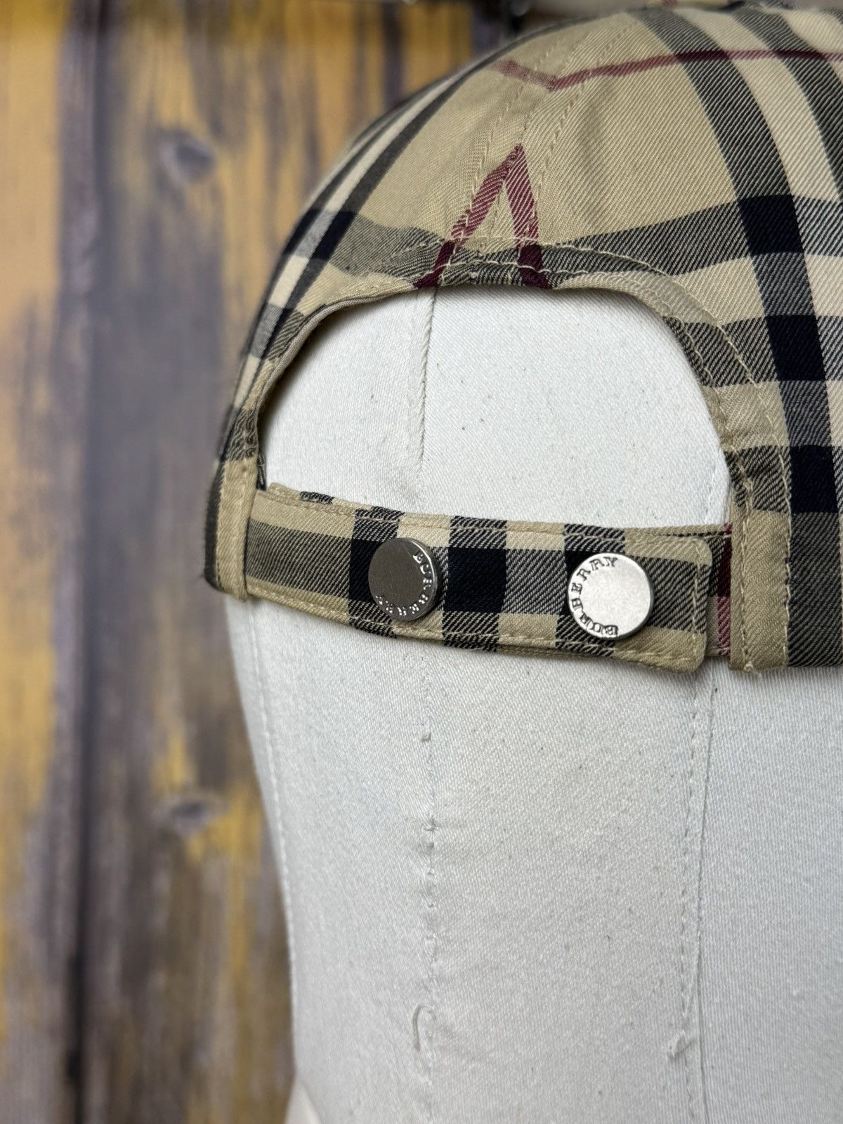 Burberry Burberry Classic Multi-Color Check Print Baseball Cap Hat Size ONE SIZE - 5 Thumbnail