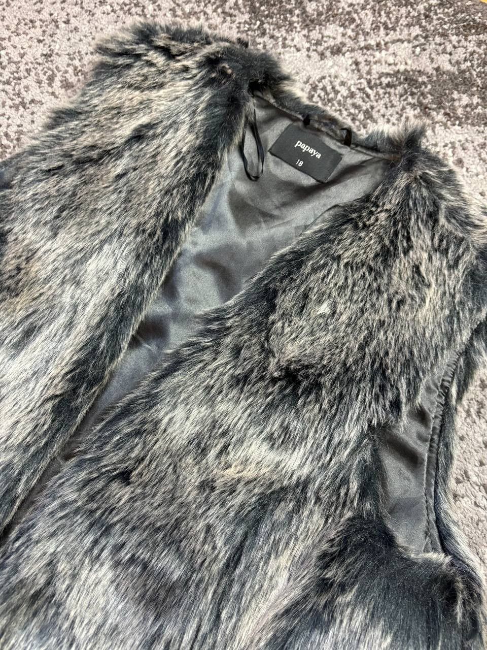 If Six Was Nine × Vintage Vintage Y2K Faux Fur Avantgarde Vets Owns Style Archival Size US S / EU 44-46 / 1 - 2 Thumbnail