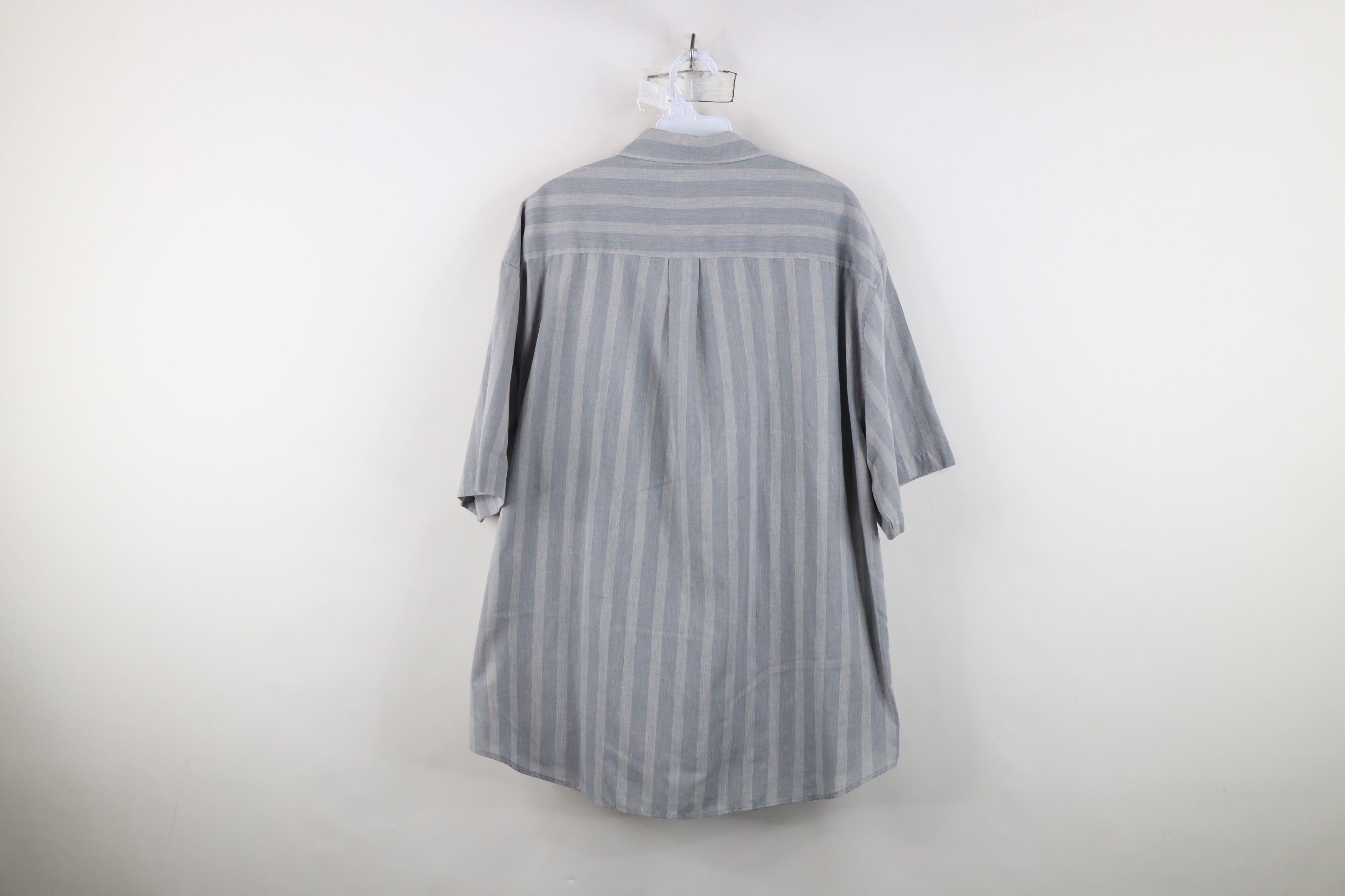 Vintage Vintage 90s Streetwear Block Short Sleeve Button Down Shirt Size US XXL / EU 58 / 5 - 11 Thumbnail