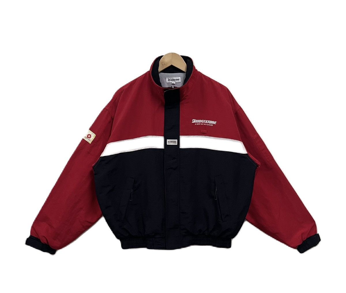 Vintage Vintage Bridgestone Blizzark Bomber Jacket Tire Company Size US XL / EU 56 / 4 - 2 Thumbnail