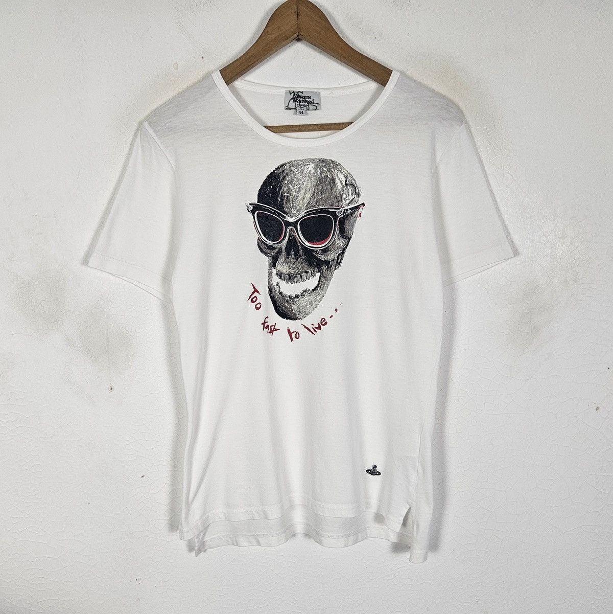 Vivienne Westwood Vivienne Westwood Too Fast To Live skull tee shirt Size US S / EU 44-46 / 1 - 2 Thumbnail