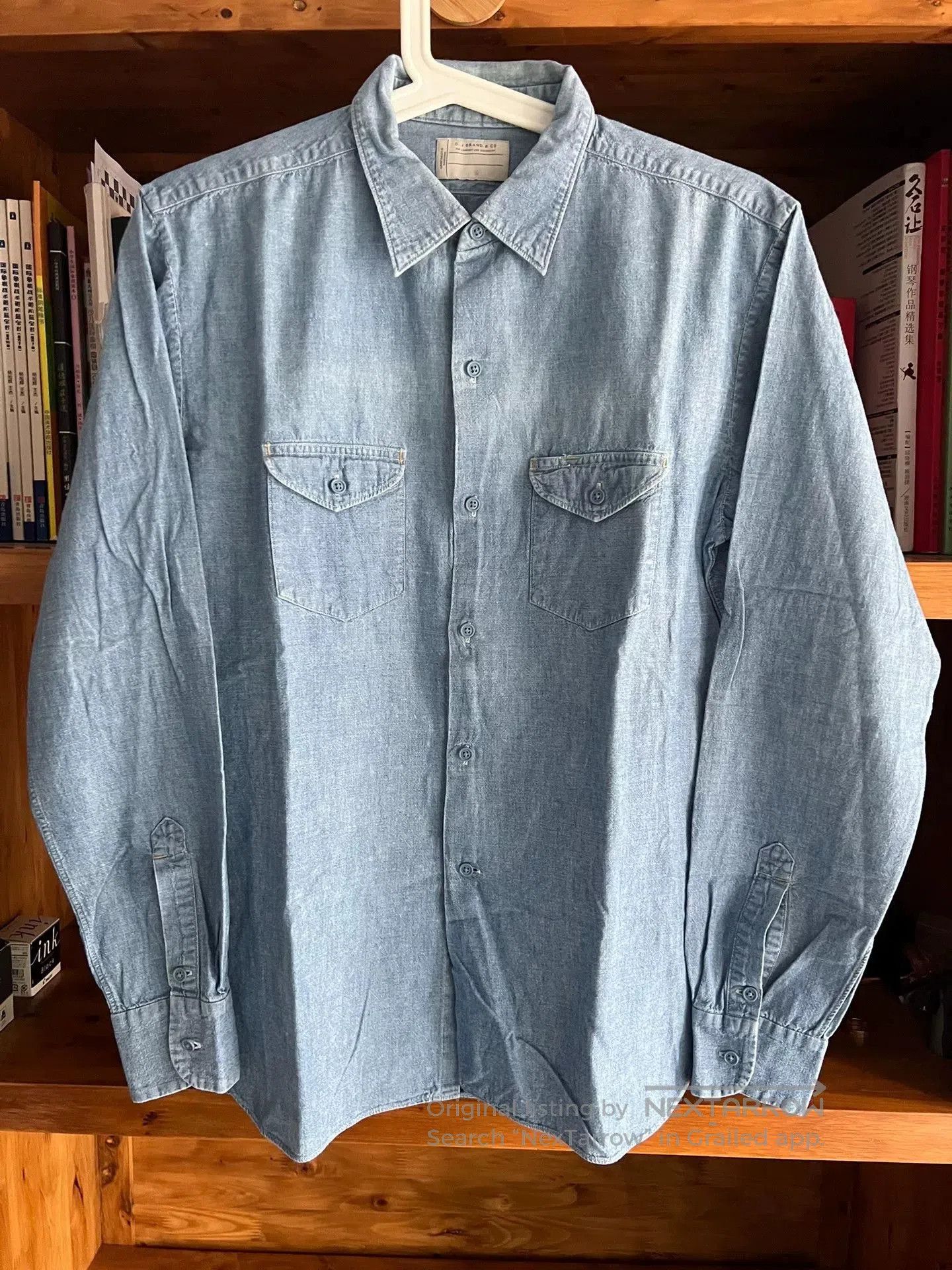 Oldblue Co. Old Joe Selvedge Denim Work Shirt. Size US M / EU 48-50 / 2 - 1 Thumbnail