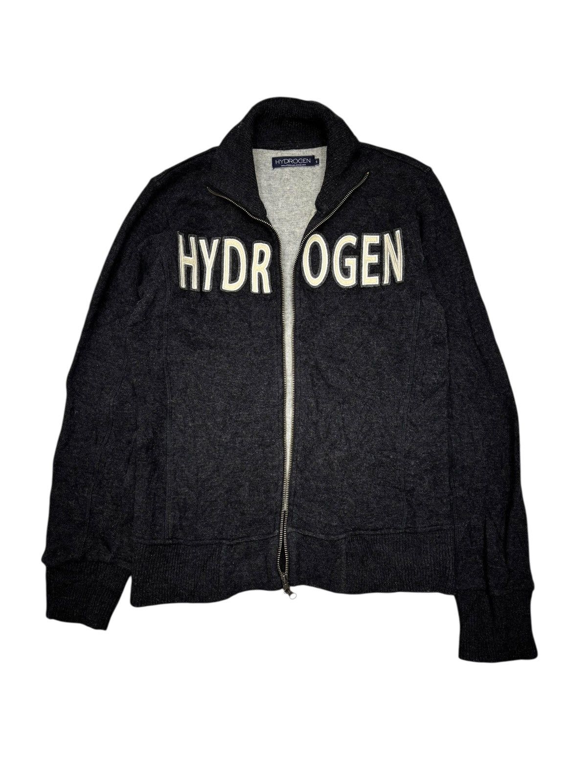 HYDROGEN HYDROGEN PUNK ITALY WOOL BLEND BLACK SWEATER Size US S / EU 44-46 / 1 - 2 Thumbnail