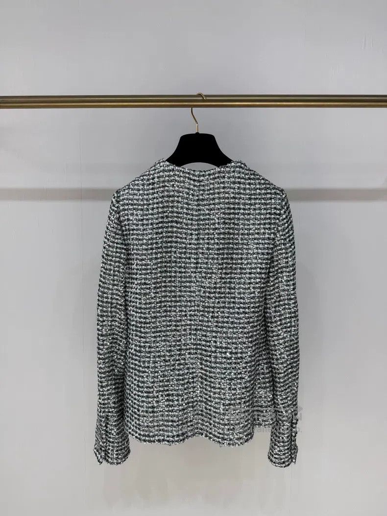 Chanel Chanel 23P sequin knitted tweed jacket Size XXS / US 00 / IT 34 - 2 Thumbnail