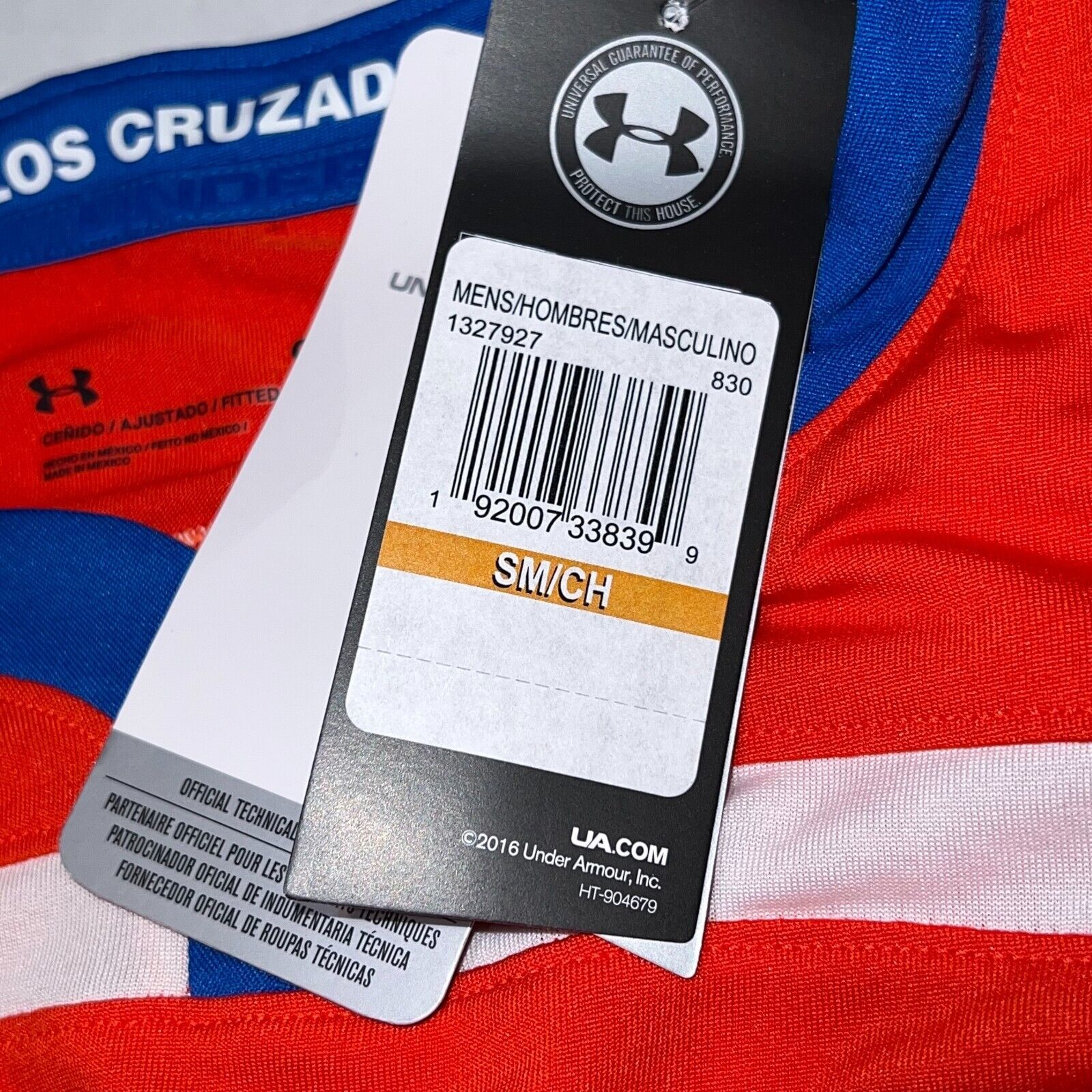 Under Armour Mens Under Armour Club Deportivo Catolica Chile Jersey Small Size US S / EU 44-46 / 1 - 10 Thumbnail