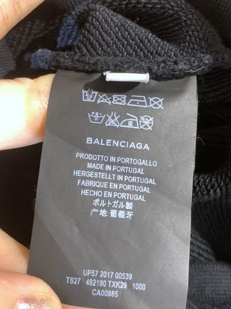 Balenciaga Balenciaga Hoodie Black Mens Size US XS / EU 42 / 0 - 5 Thumbnail