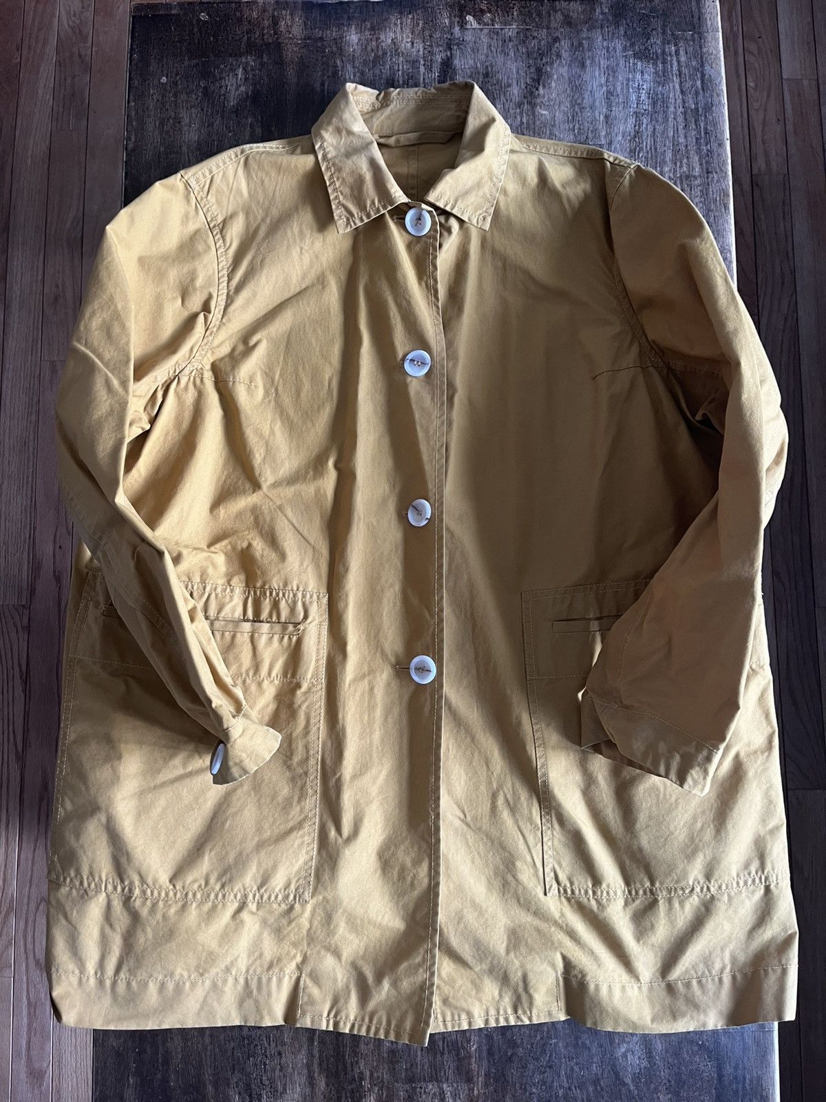 4 button mustard jacket
