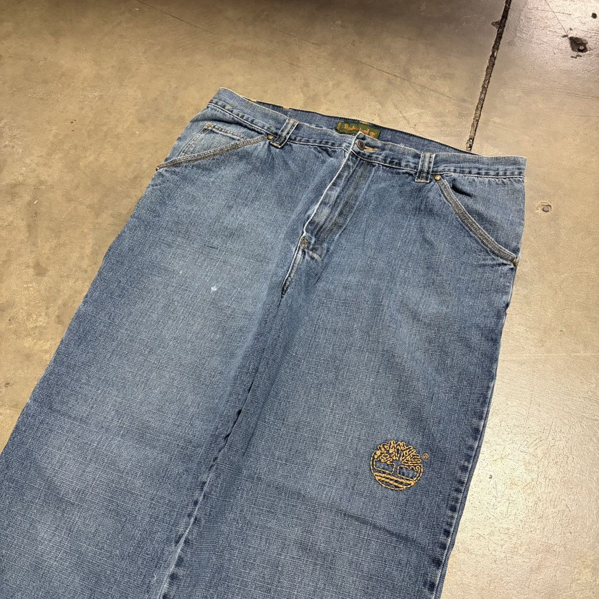 Timberland Vintage Timberland Baggy Denim Jeans Wide Leg Skater Y2K Size US 40 / EU 56 - 5 Thumbnail