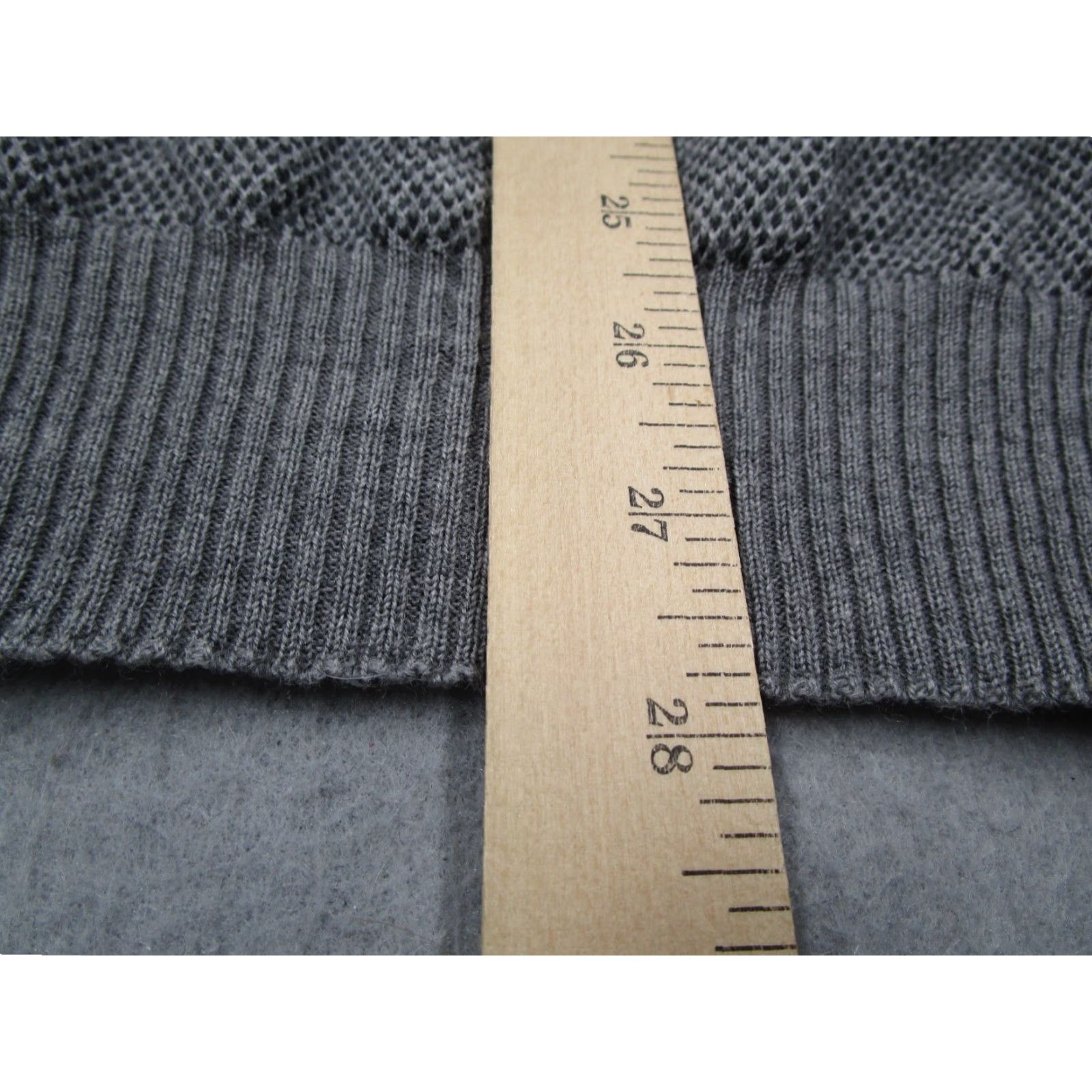 Brooks Brothers VINTAGE Brooks Brothers Mens Sweater Pullover All Seasons Wool Long Sleeve Geometric Italy Medium Gray Size US M / EU 48-50 / 2 - 5 Thumbnail