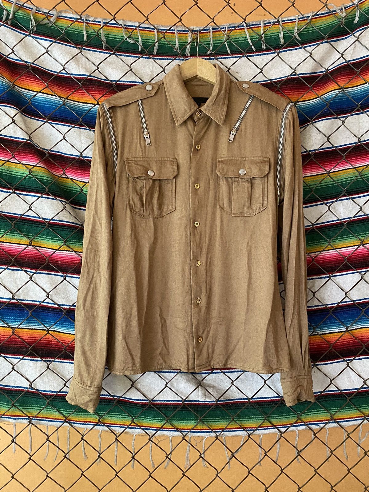 If Six Was Nine × Japanese Brand “Avant Garde style” multi zipper button shirt Size US M / EU 48-50 / 2 - 1 Thumbnail