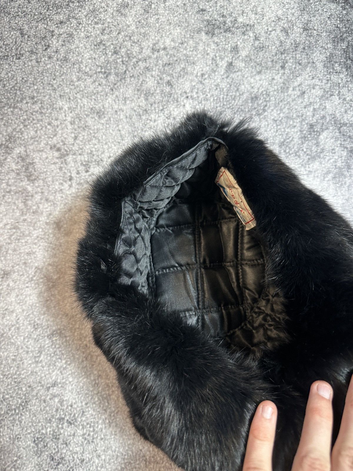 Other Y2K Vintage Mohair Ushanka Alt Hat Fur Fuzzy Streetwear VTg Size ONE SIZE - 4 Thumbnail
