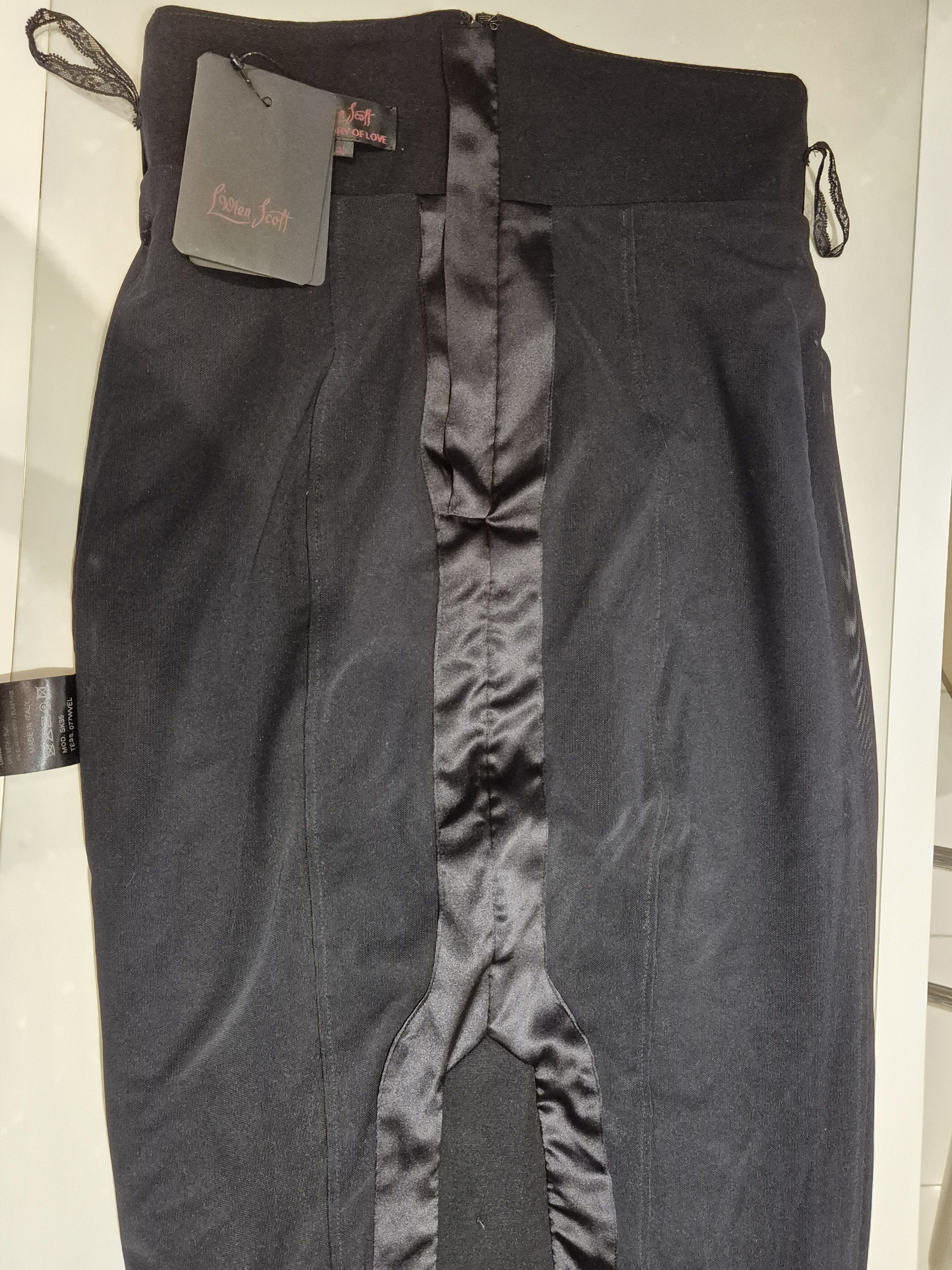 Other L'Wren Scott black velvet skirt Size 27" / US 4 / IT 40 - 5 Thumbnail