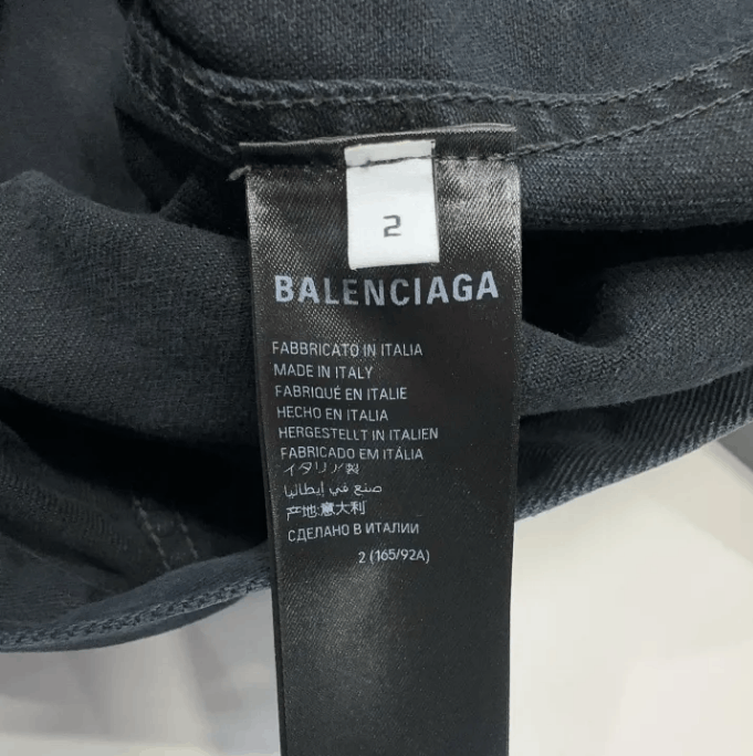 Balenciaga Balenciaga Dark Blue Denim Jacket 2M Size US M / EU 48-50 / 2 - 4 Thumbnail