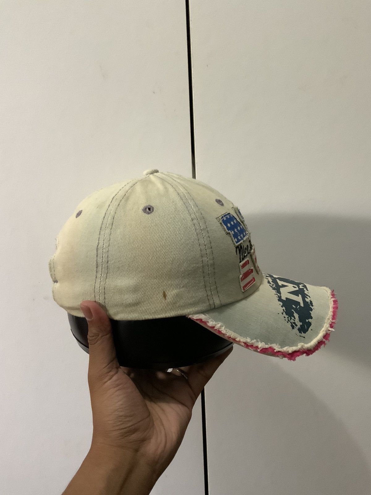If Six Was Nine New York Nice to meet you Distressed Fade Hat Cap Size ONE SIZE - 5 Thumbnail