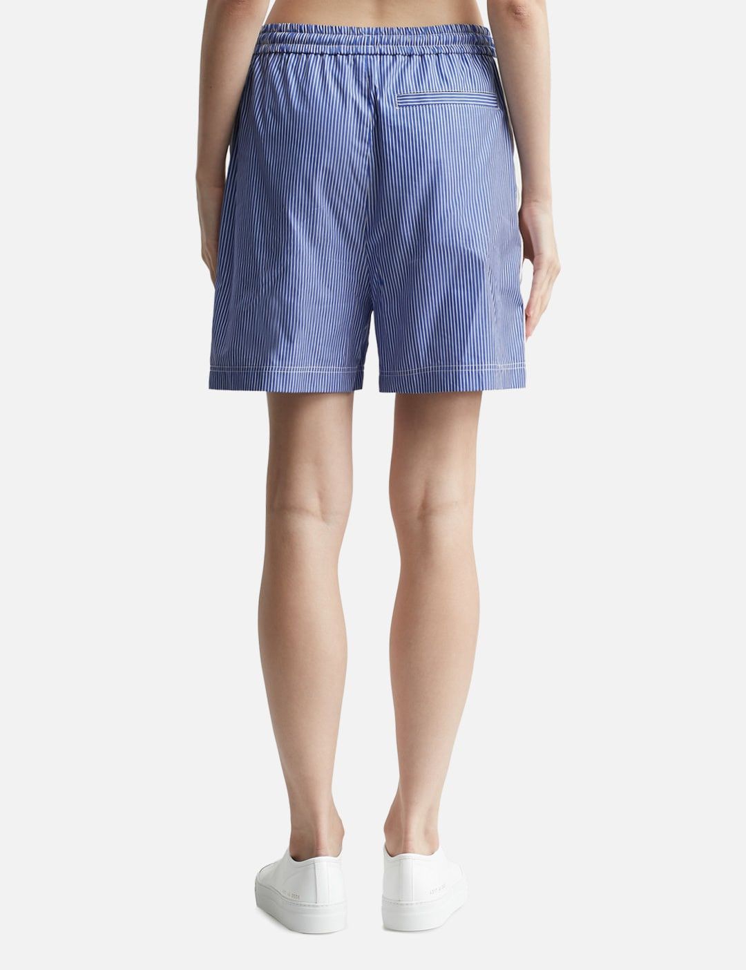 Loewe LOEWE Blue White Striped Shorts Size 25" / US 0 / IT 36 - 3 Thumbnail