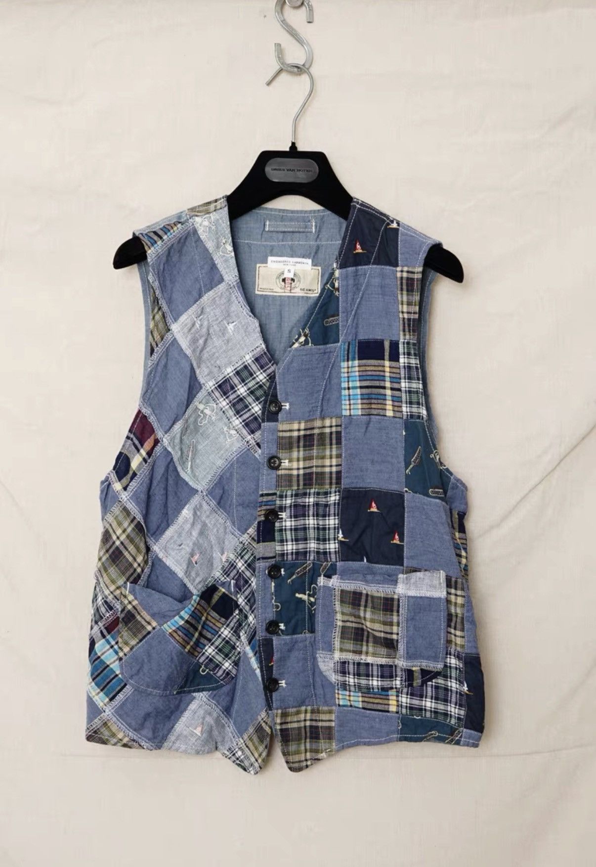 Engineered Garments Engineered Garments Panel Vest Size US S / EU 44-46 / 1 - 1 Thumbnail