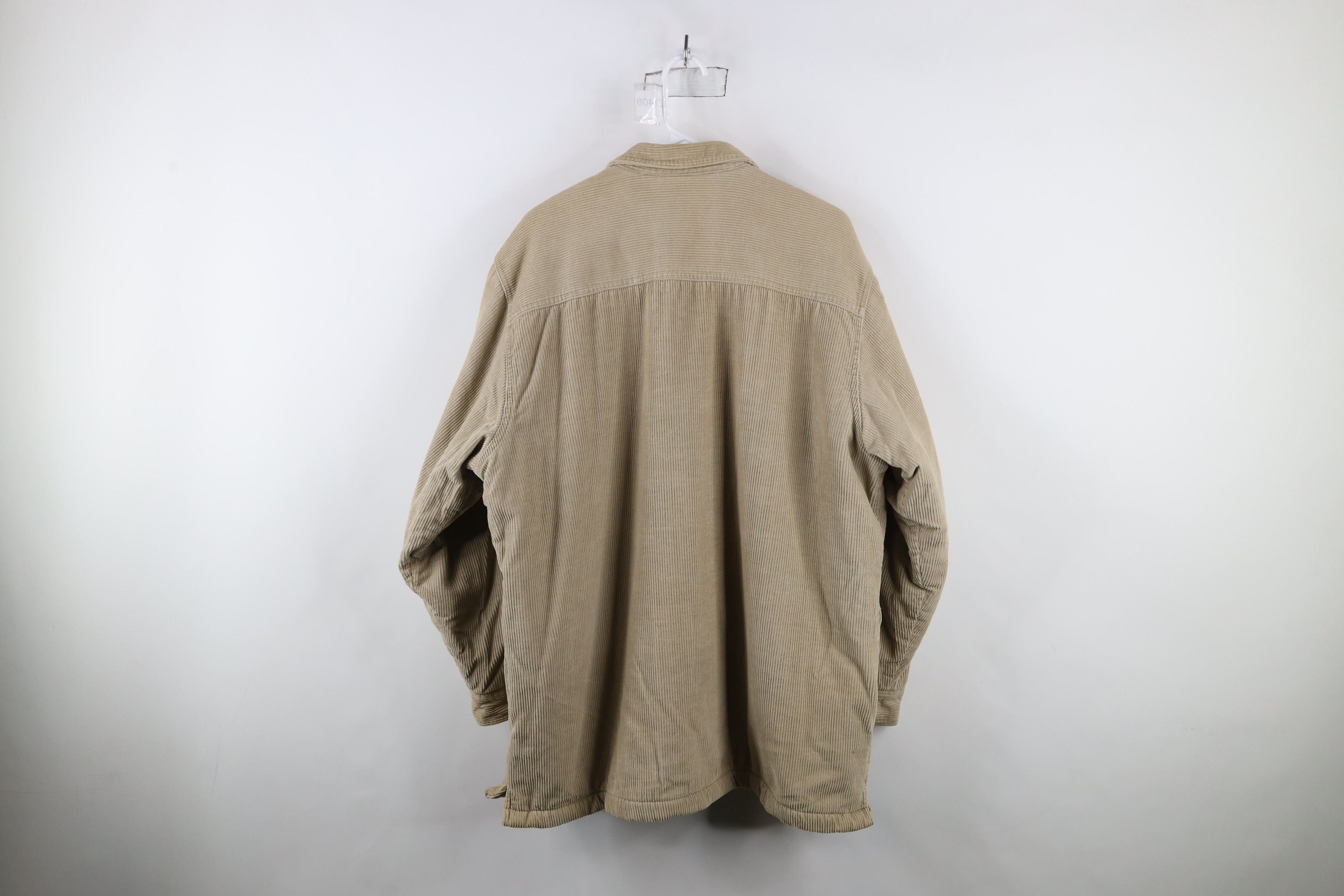 Vintage Vintage 90s Streetwear Fleece Lined Corduroy Shirt Jacket Size US L / EU 52-54 / 3 - 11 Thumbnail