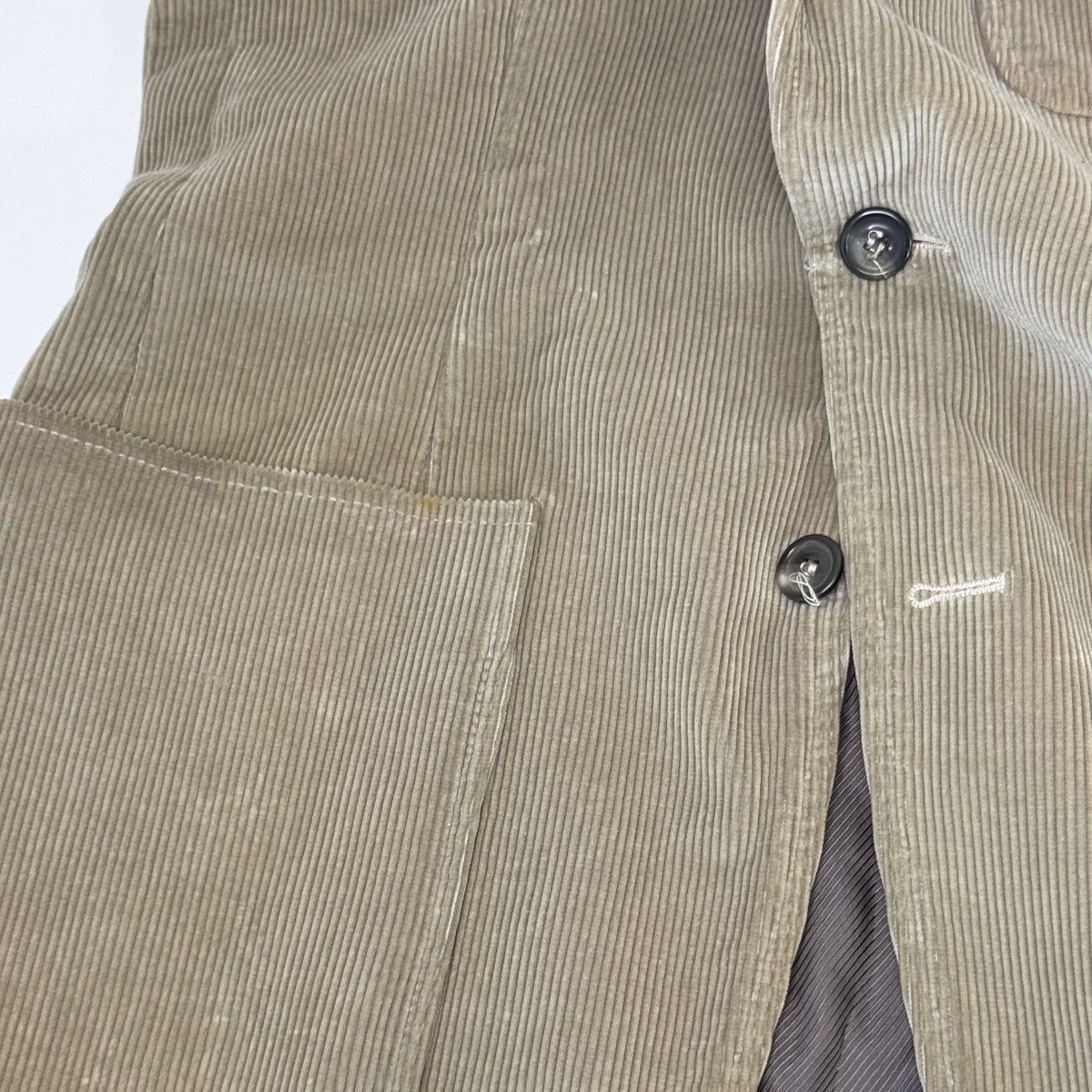 Maison Margiela MAISON MARTIN MARGIELA AW00 CORDUROY BLAZER WITH ELBOW PATCH Size US M / EU 48-50 / 2 - 4 Thumbnail