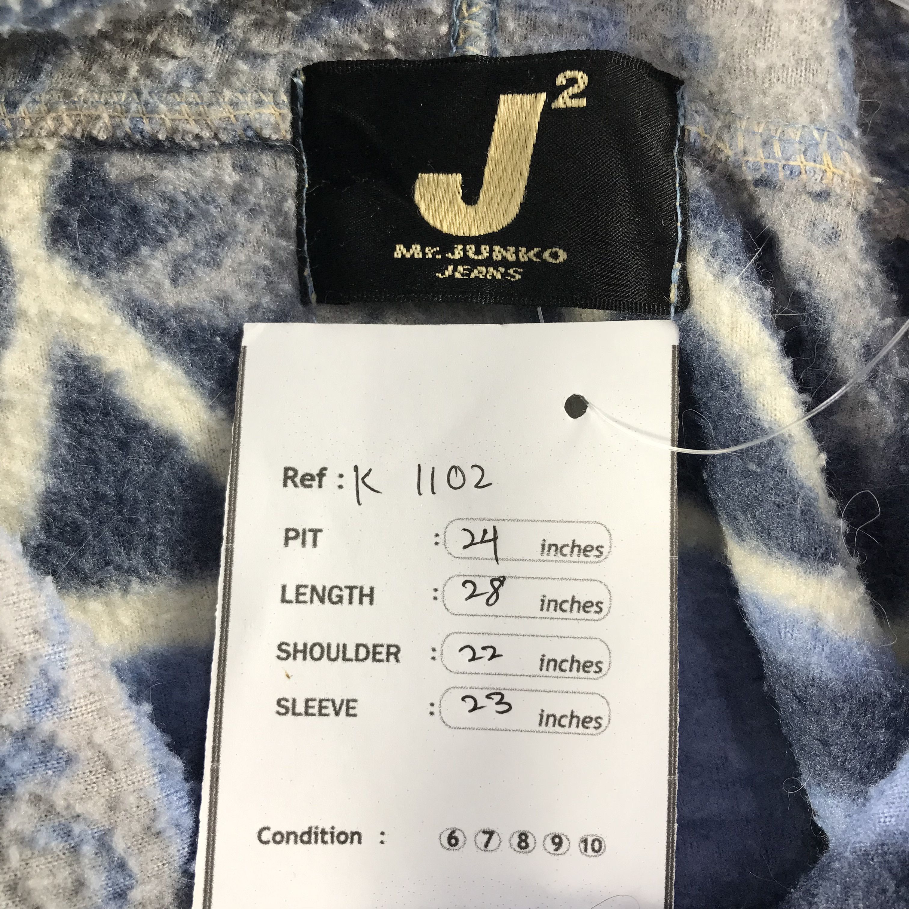 Japanese Brand Junko Fleece Hooded Jacket K1102 Size US L / EU 52-54 / 3 - 6 Thumbnail