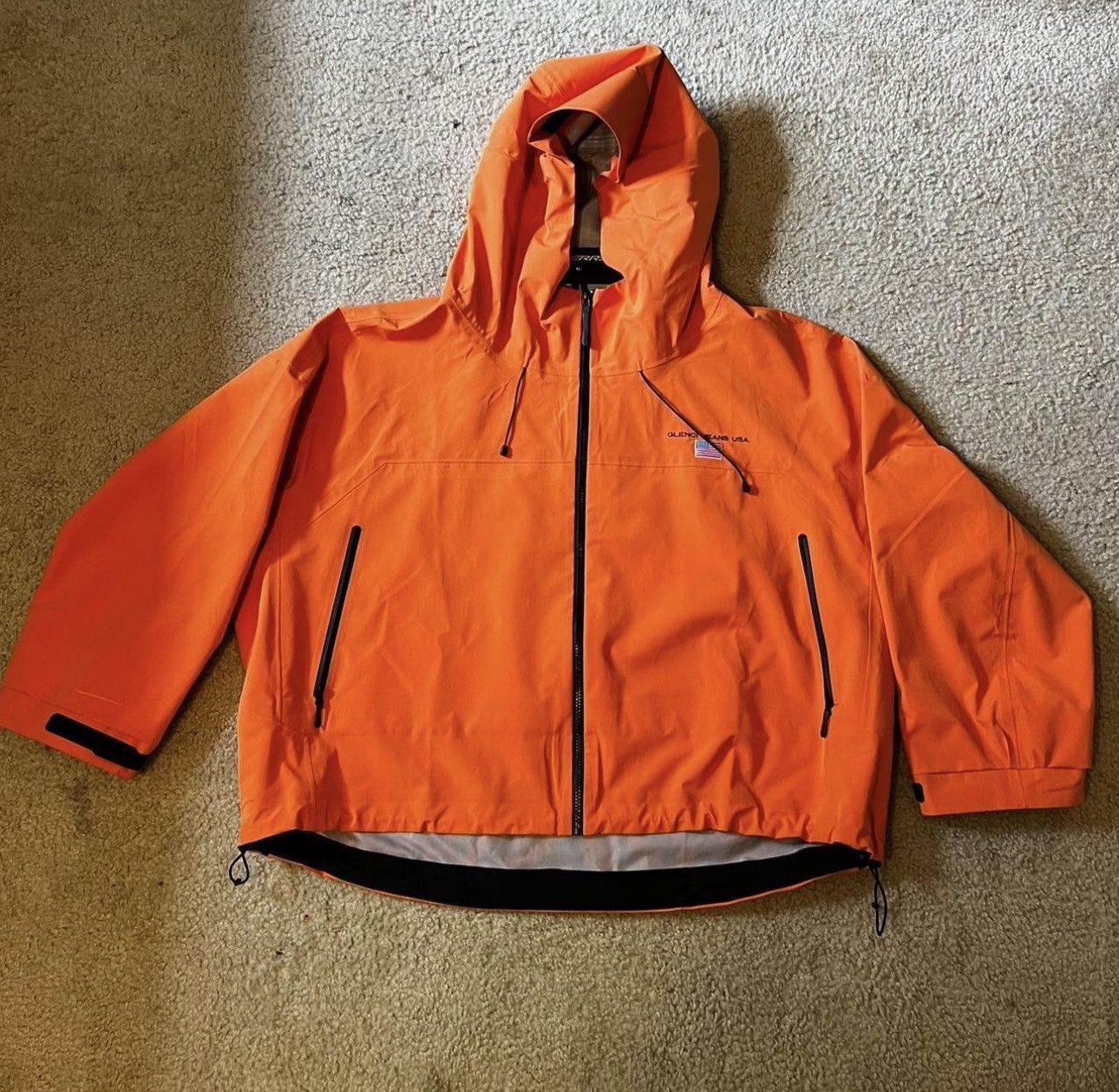 The GV Gallery G.V Cropped Orange Rain Jacket Size US XL / EU 56 / 4 - 1 Preview