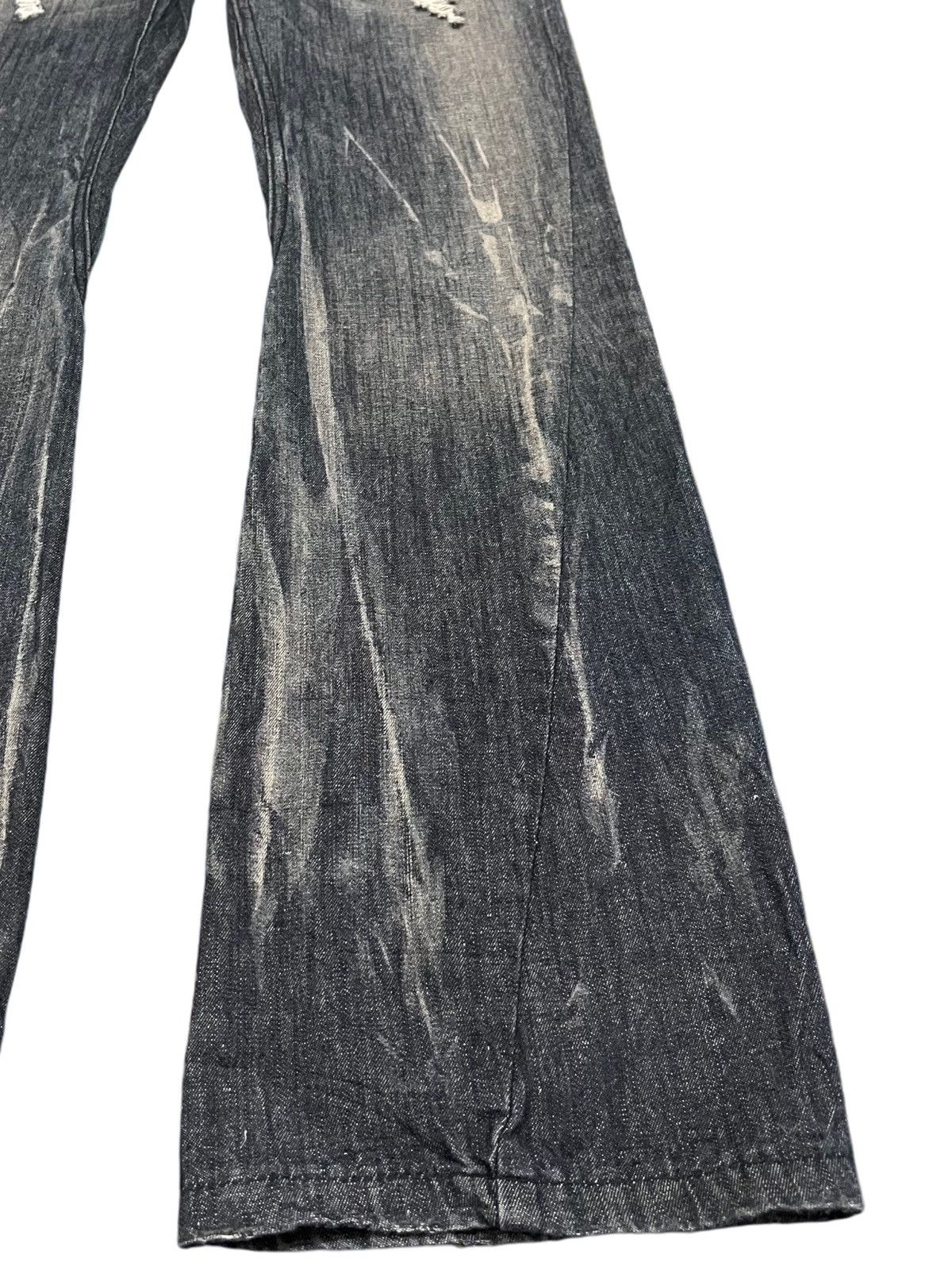 Beauty Beast Vintage Black Baccara Flare Denim Size US 29 - 3 Thumbnail