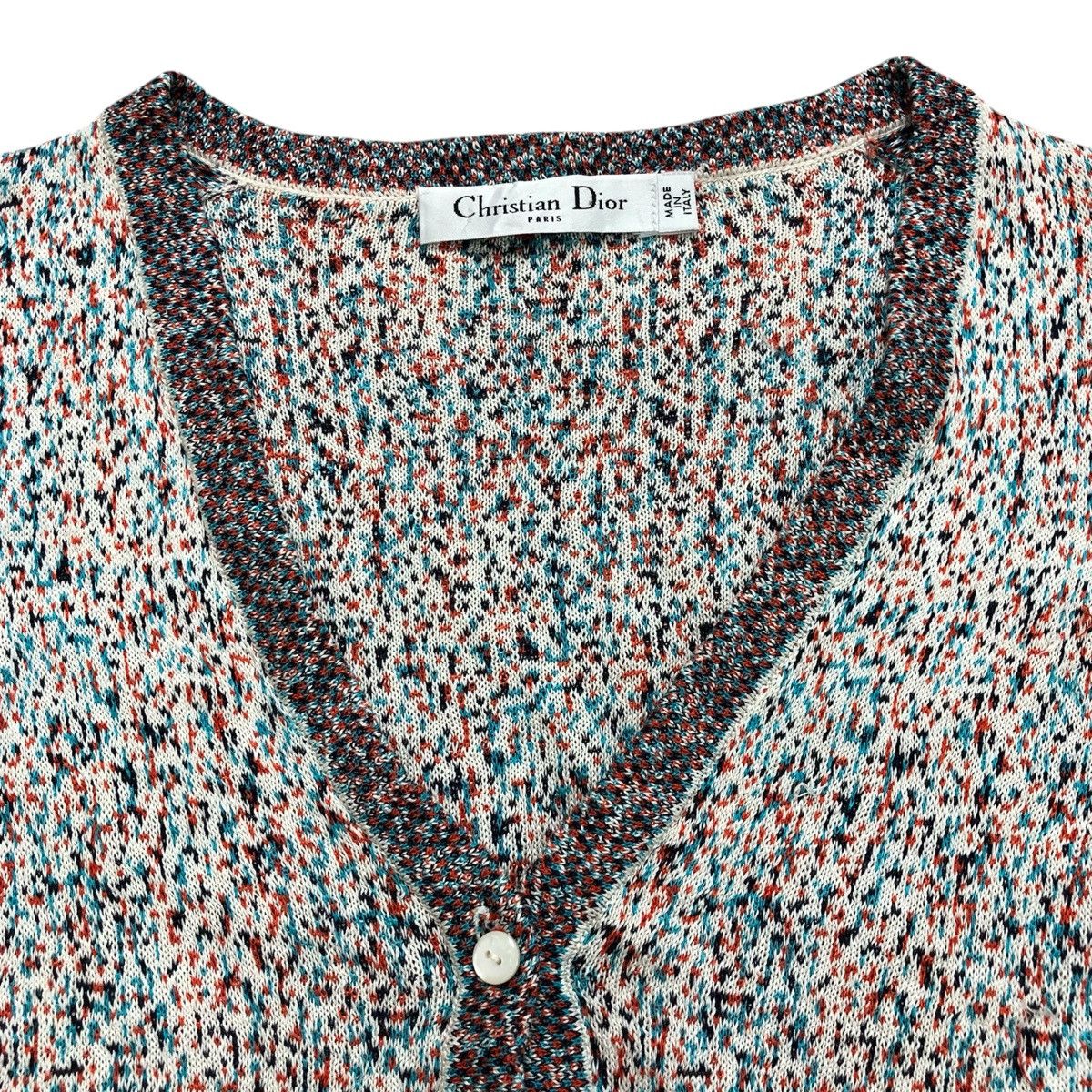 Christian Dior Monsieur × Dior Christian Dior Paris Cardigan Abstract Multicolor For Women Size XS / US 0-2 / IT 36-38 - 3 Thumbnail