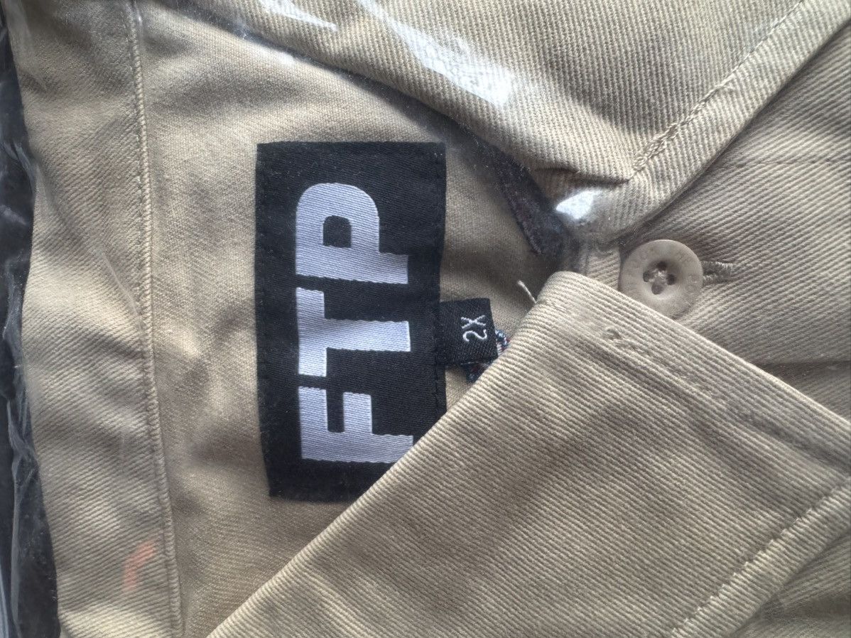 Fuck The Population FTP Raceway Button up Shirt Tan Size US XXL / EU 58 / 5 - 2 Thumbnail