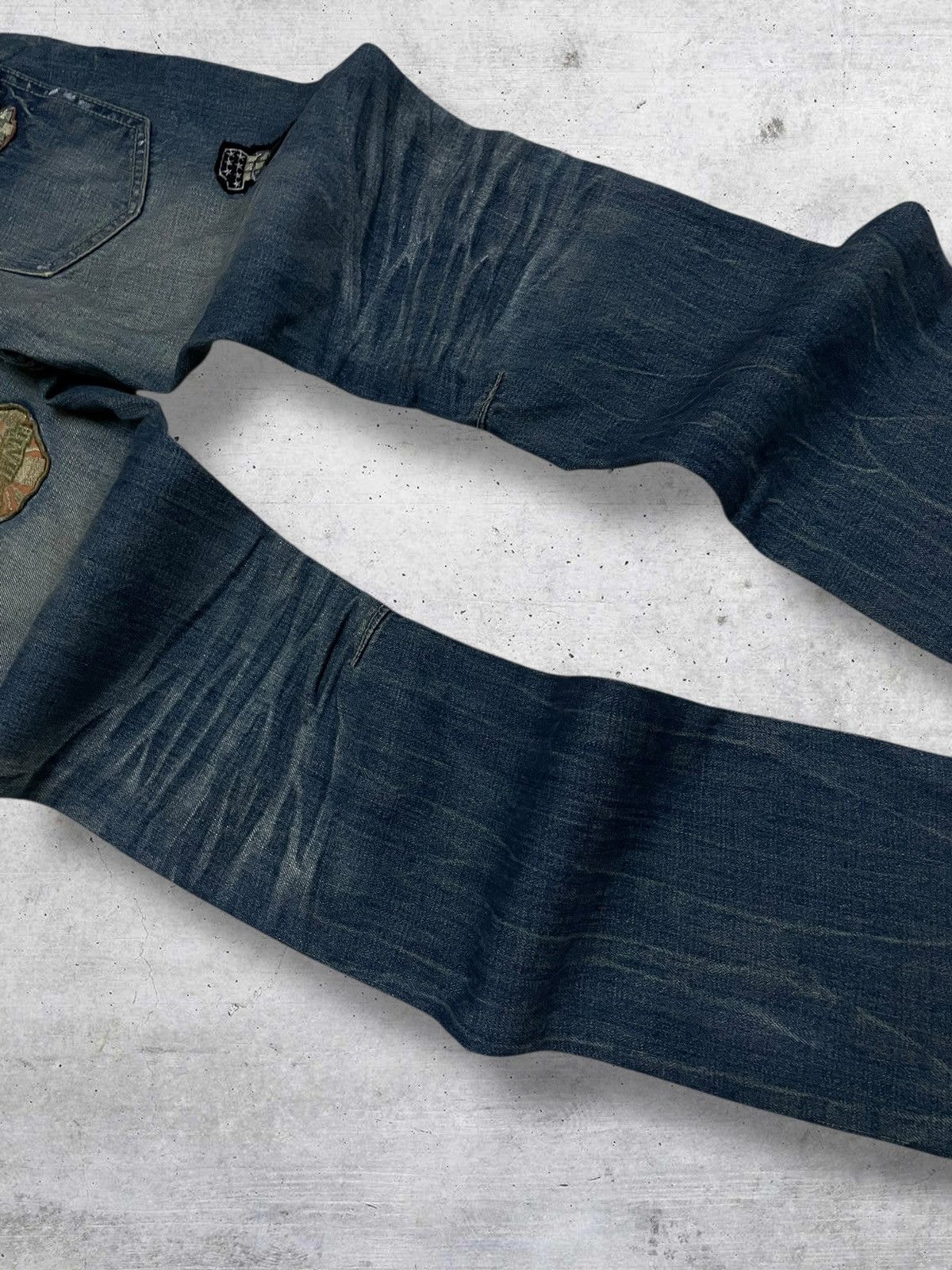 Hysteric Glamour VINTAGE BULLET NOISE JAPAN DESIGNER 90S OG PUNK PATCH DENIM Size US 30 / EU 46 - 16 Thumbnail